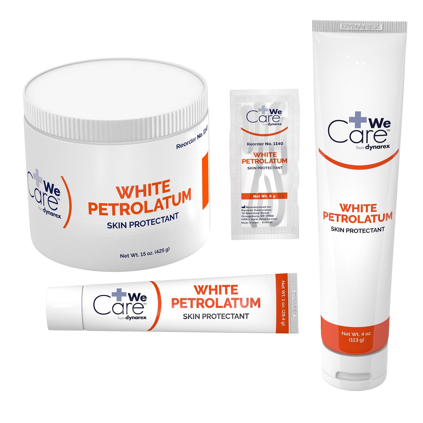 PETROLATUM JELLY, WHT 5GM (144/BX 6BX/CS)