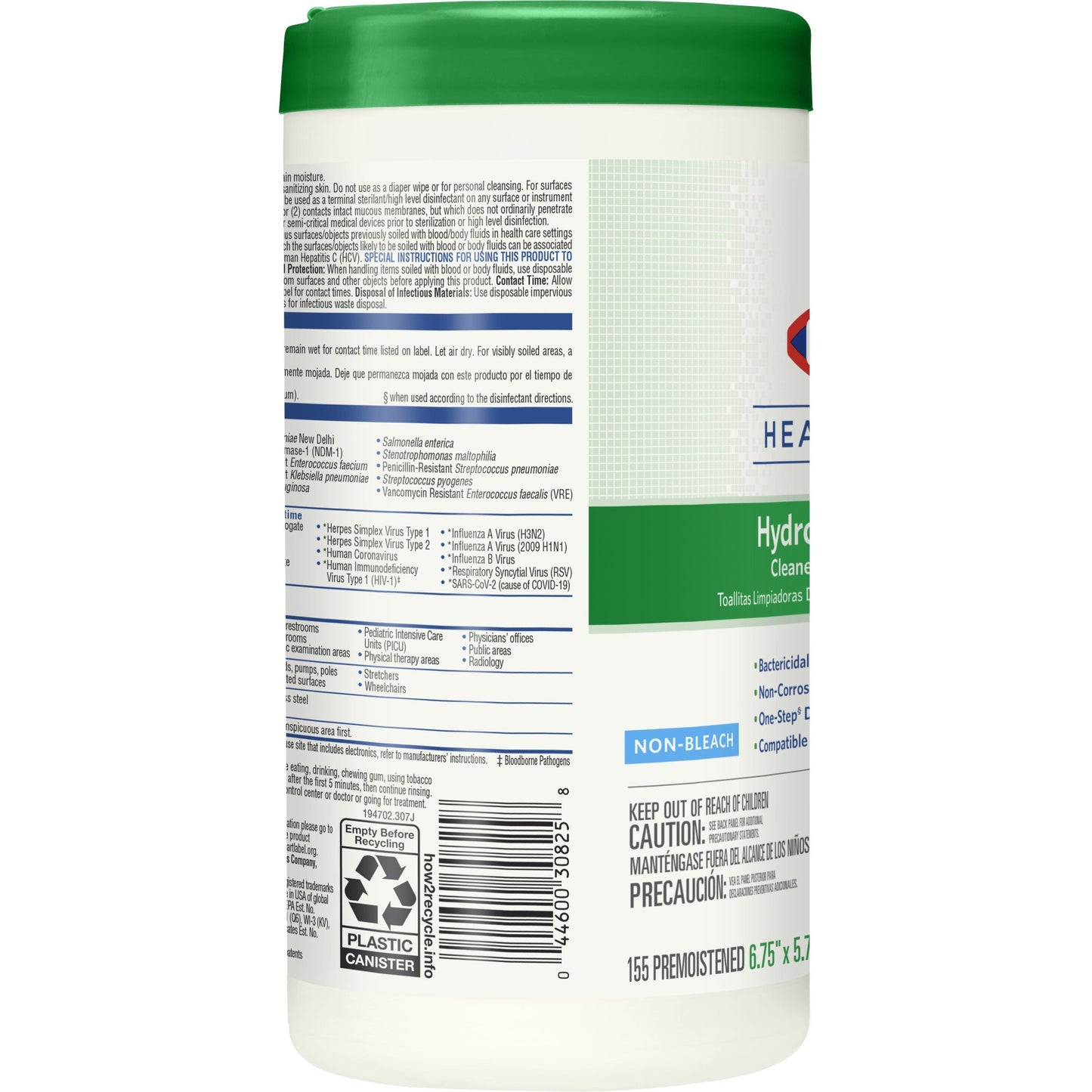 WIPE, WET HYDROGENPEROXIDE 6.75X5.75(155/CT 6CT/CS)