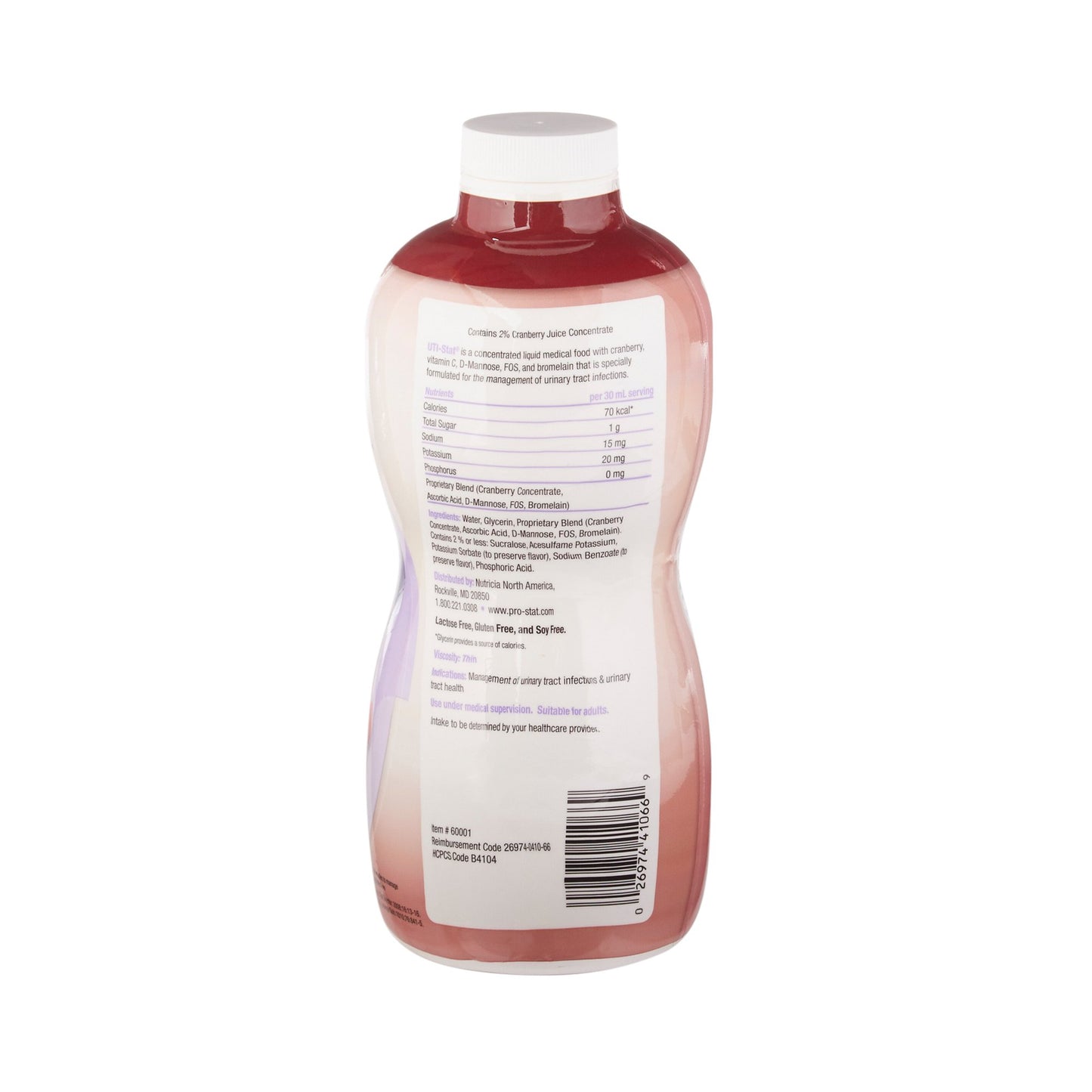 UTI-STAT, CRANBERRY 30OZ (4/CS)