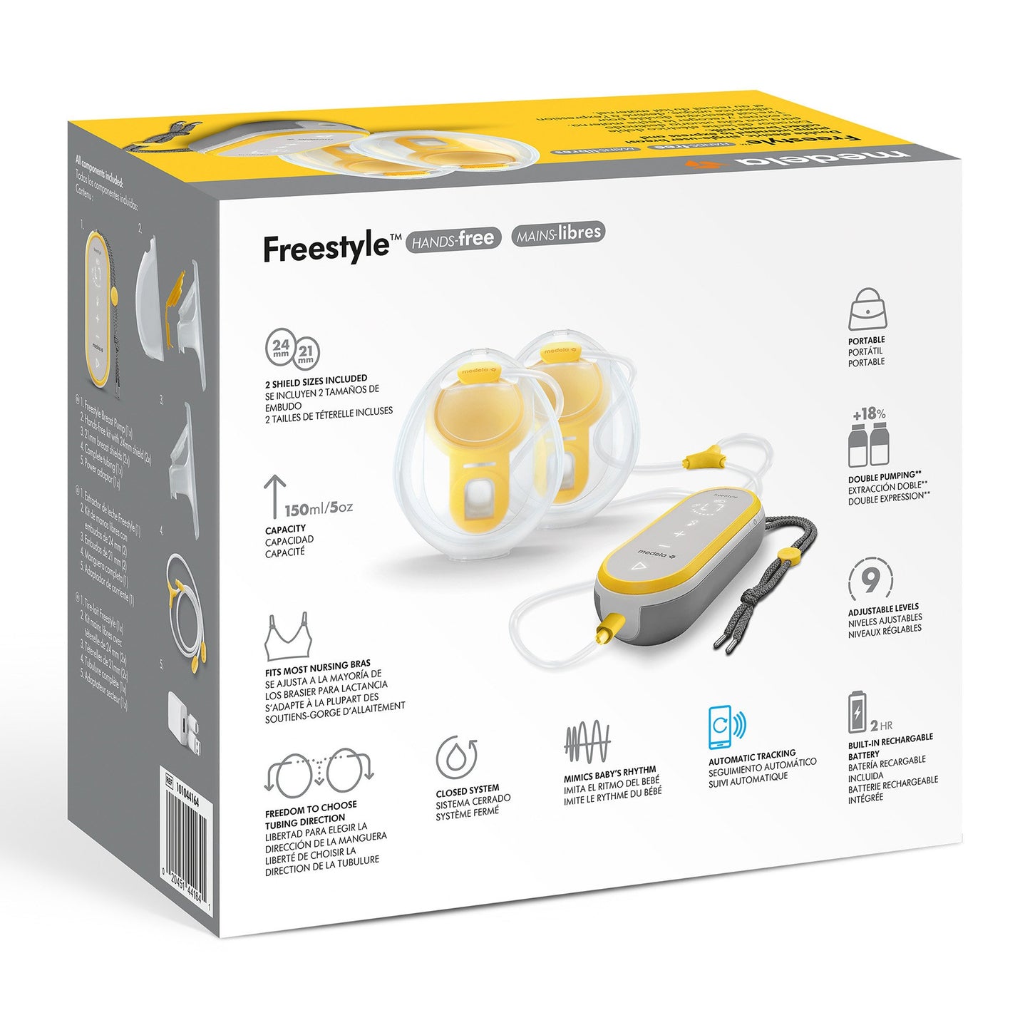 PUMP, BREAST DBL ELEC FREESTYLE HANDS FREE