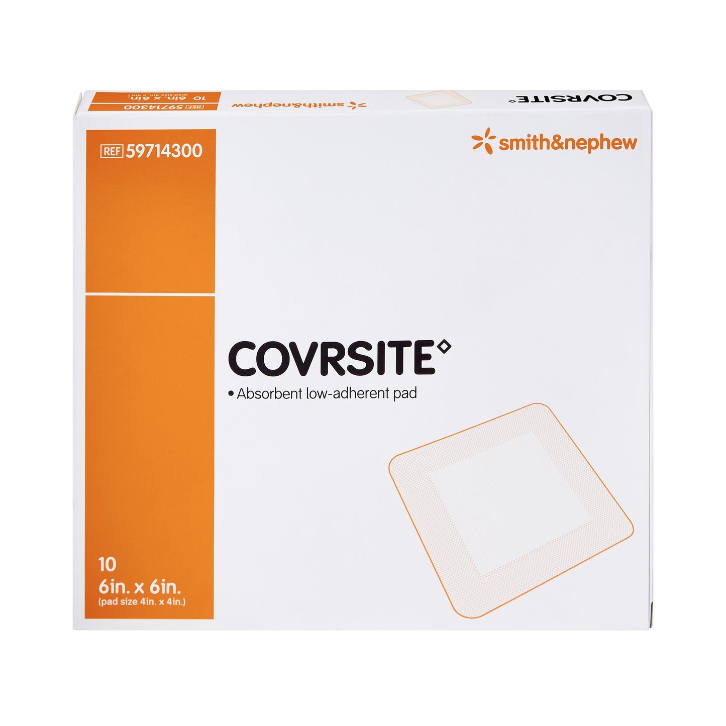 DRESSING, COVRSITE 6"X6" (10/BX)