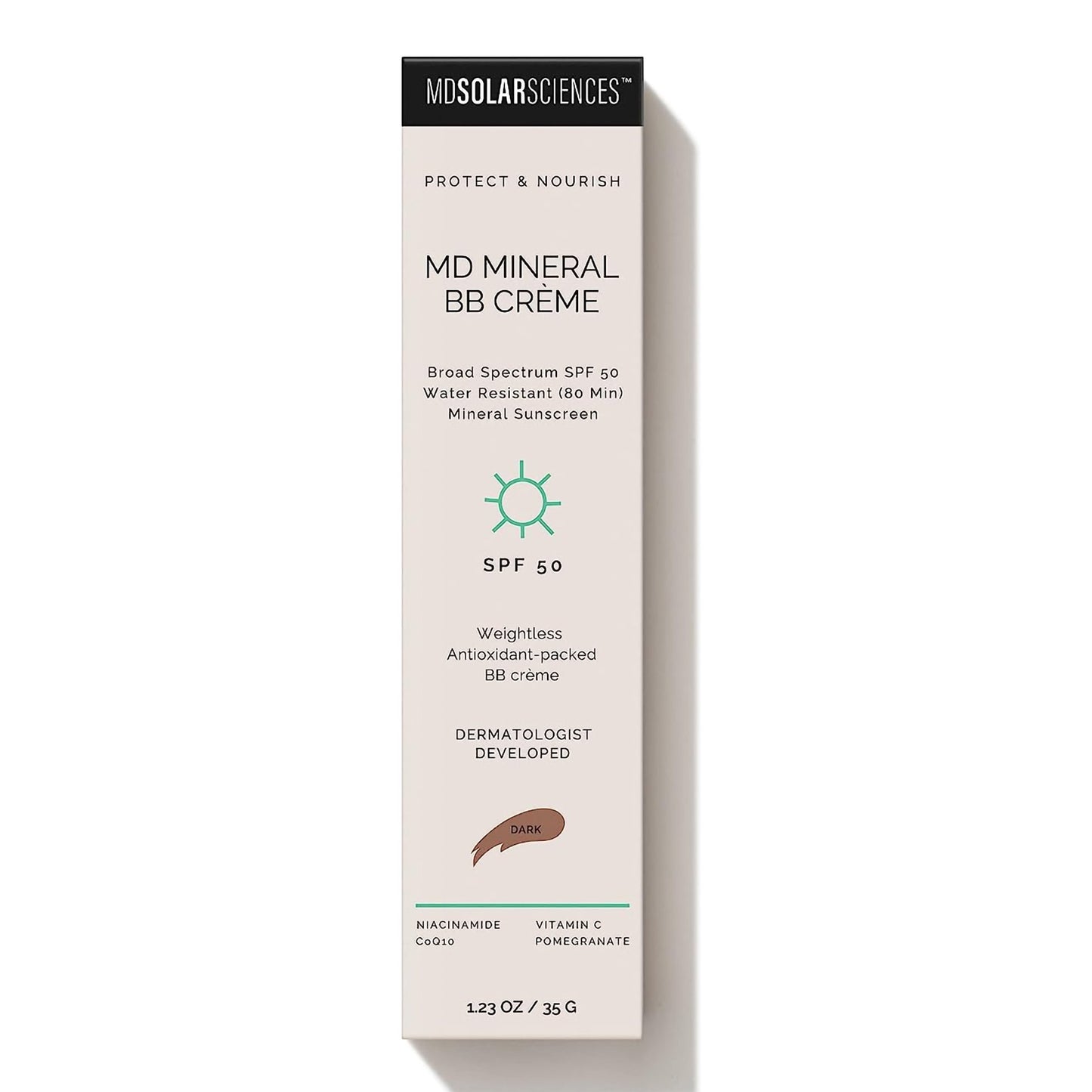 CREAM, SPF MD MINERAL BB DARK 1.23OZ (3/PK 8PK/CS)
