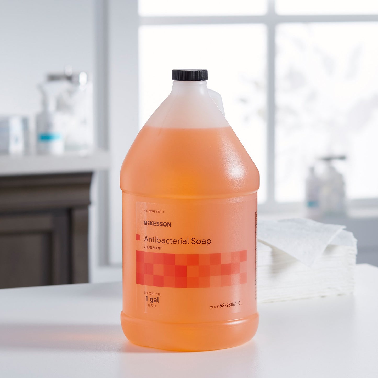SOAP, MCKESSON ANTIB BENZETHONIUM CHLORIDE GL (4/CS)