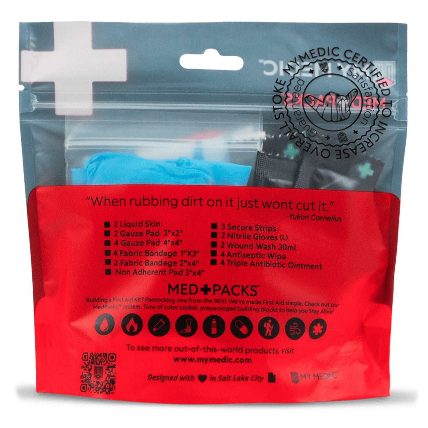 FIRST AID PACK, CUTS & SCRAPESALL-IN-ONE