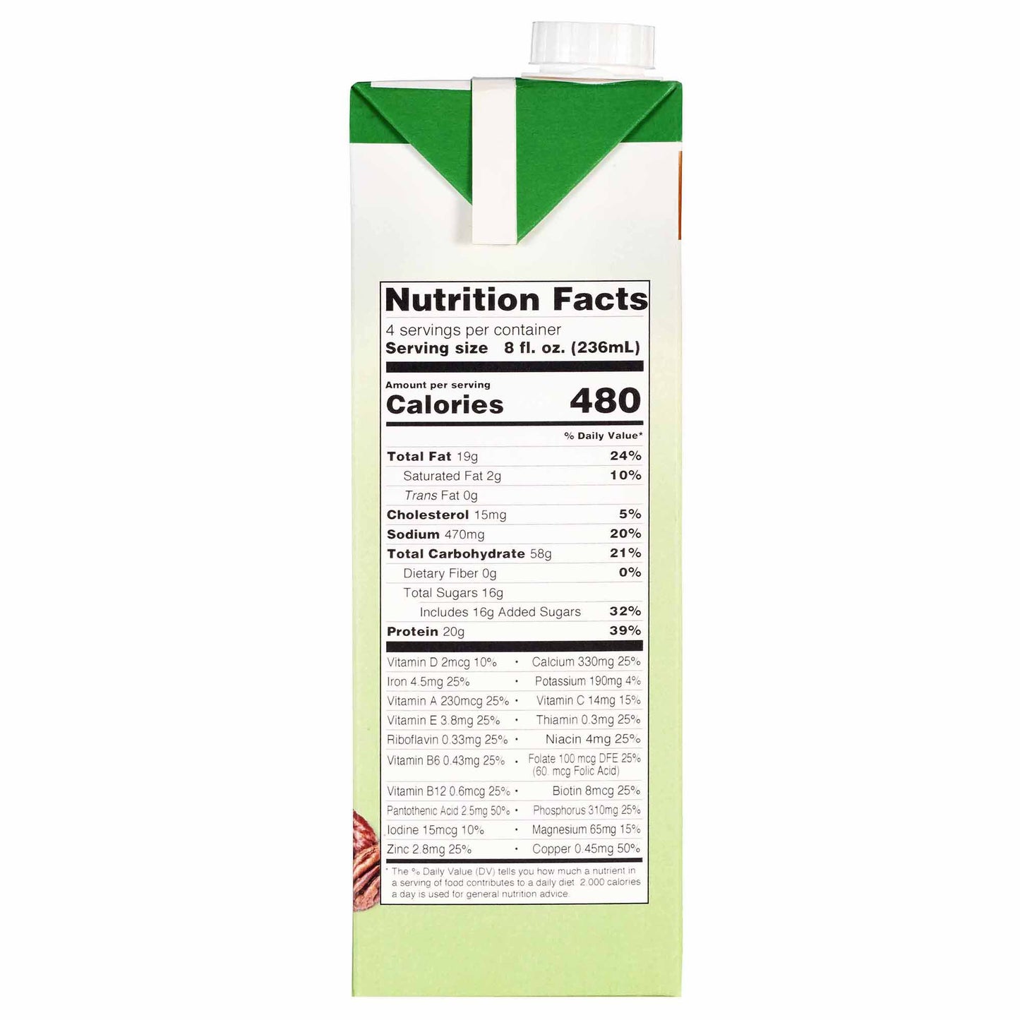 MED PASS 2.0, BUTTER PECAN 32OZ (12/CS) DMNDCR