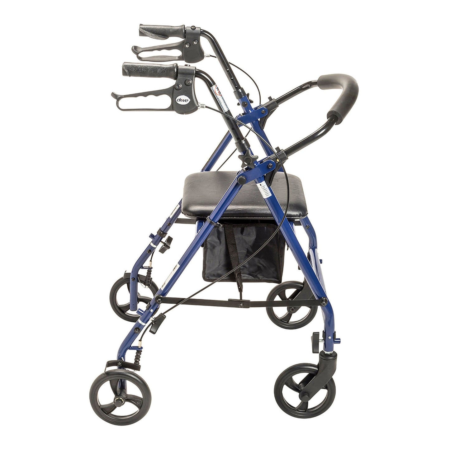 WALKER, ROLLATOR KD STEEL 6" BLU