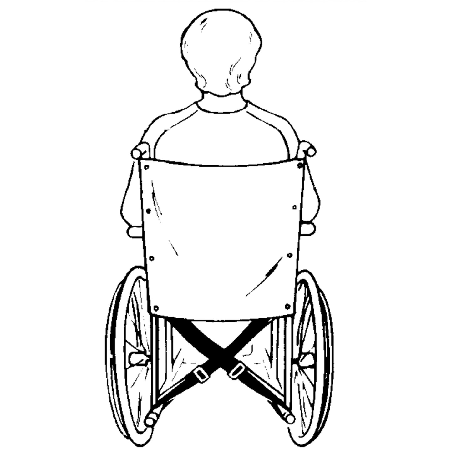 BELT, WHEELCHAIR ECON 5040