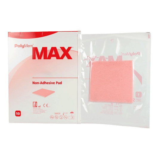 DRESSING, WOUND POLYMEM MAX PAD N/ADH 3"X3" (10/BX 4BX/CS)