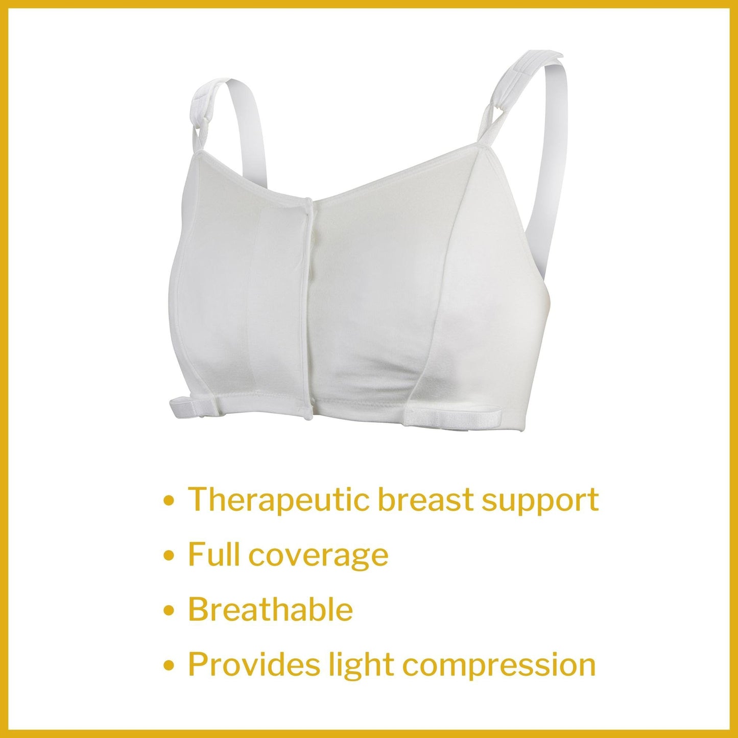 SUPPORT, SURGI-BRA BREAST COTTON WHT 2XLG LF