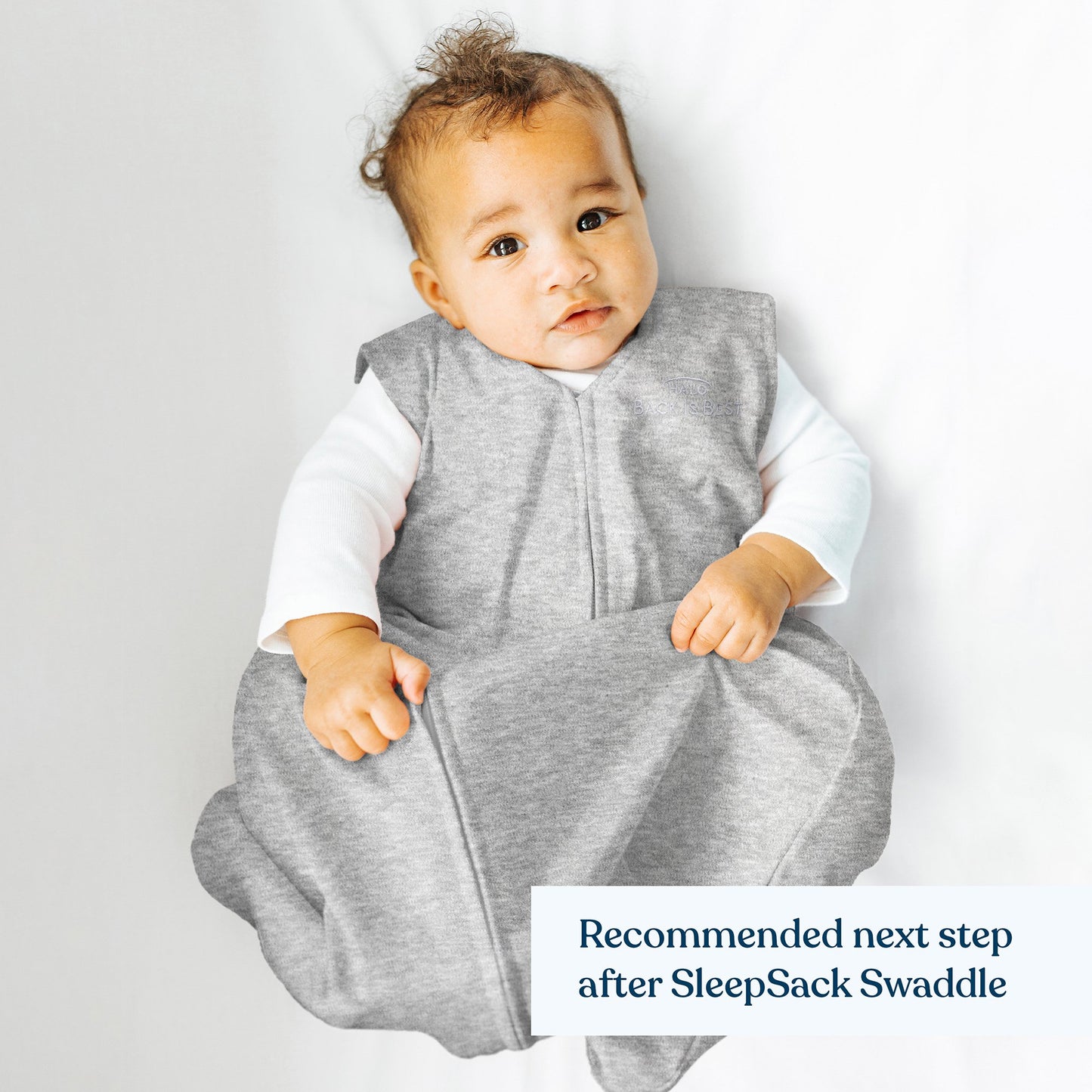 BLANKET, WEARABLE SLEEPSACK HEATHER GRY LG (3/CS)