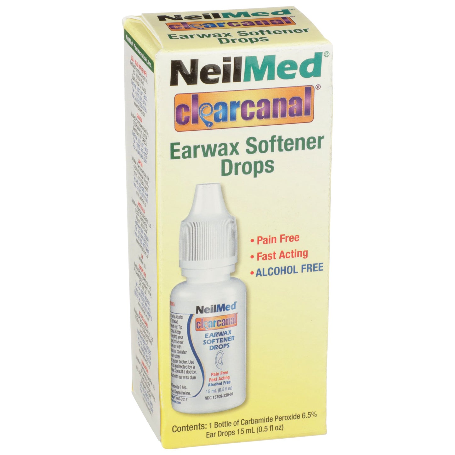 EARWAX SOFTENER, DROP CLEARCANAL 0.5OZ (96/CS)