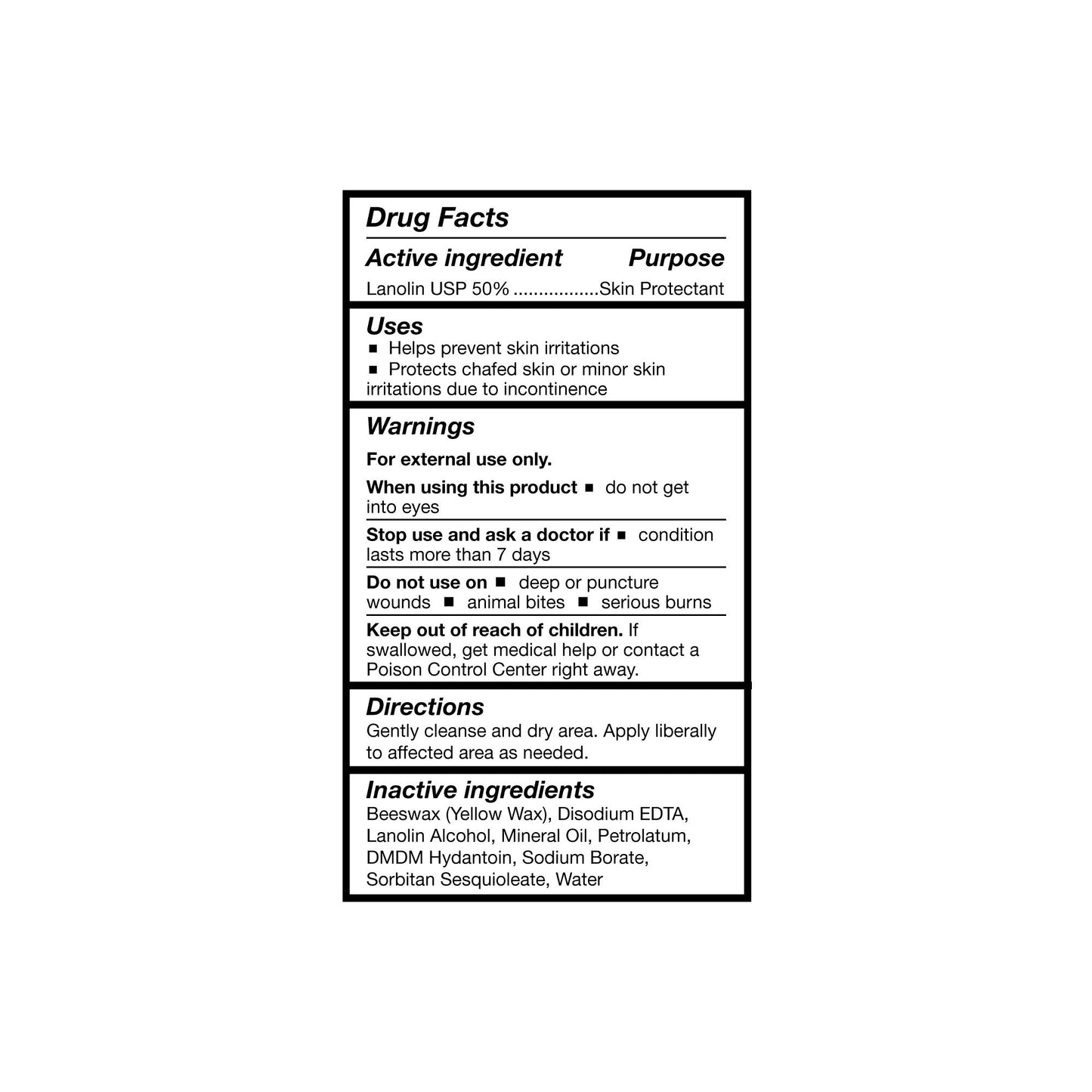 OINTMENT, SKIN PROTECT W/LANOLIN 4OZ (24/CS)