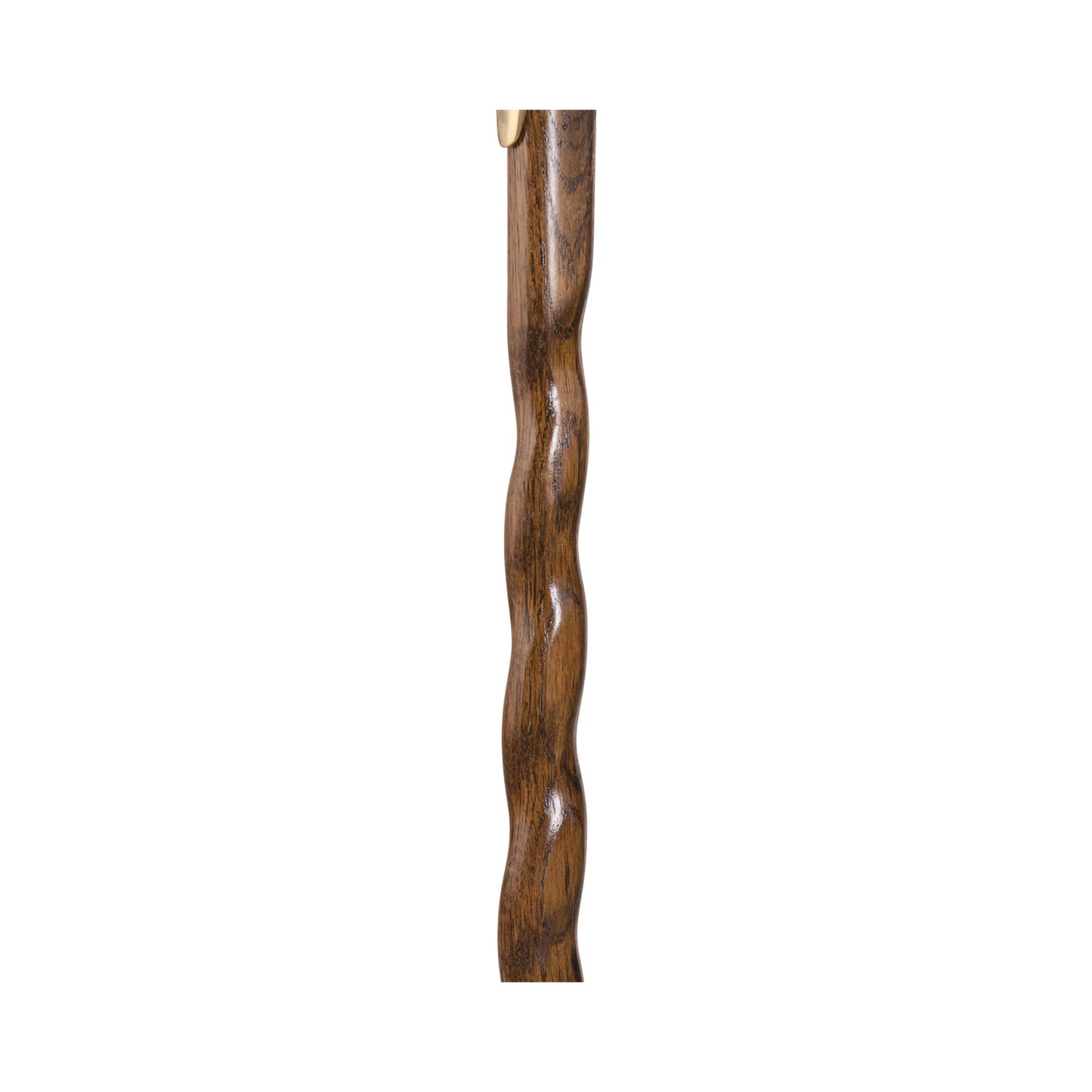 STICK, WALKING BRAZOS TWISTED OAK HAME TOP BRN 37"
