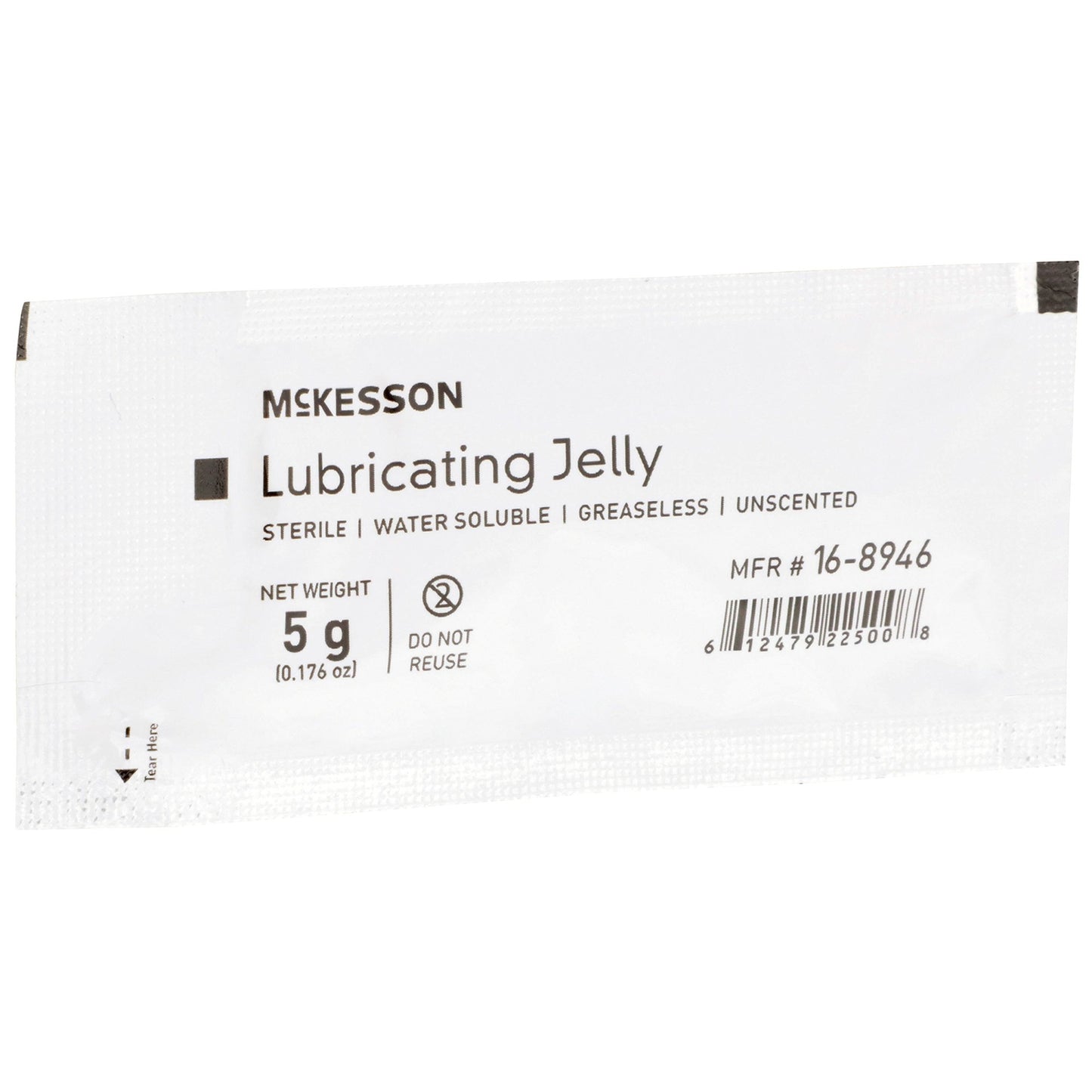 LUBRICATING JELLY, STR FOIL PKT 5GRAM (144/BX 6BX/CS)