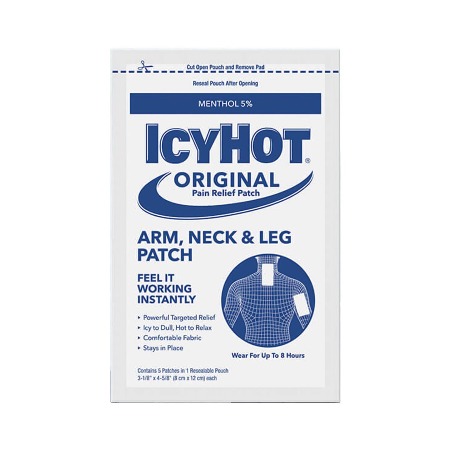 ICY HOT PAIN RELIEF, PATCH XSM(5/PK)