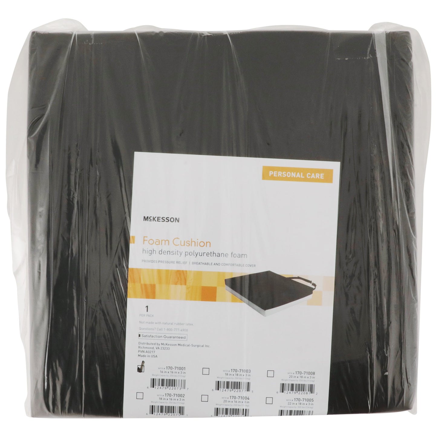 CUSHION, SEAT PROTEKT FM 16"X16"X3" (7/CS)