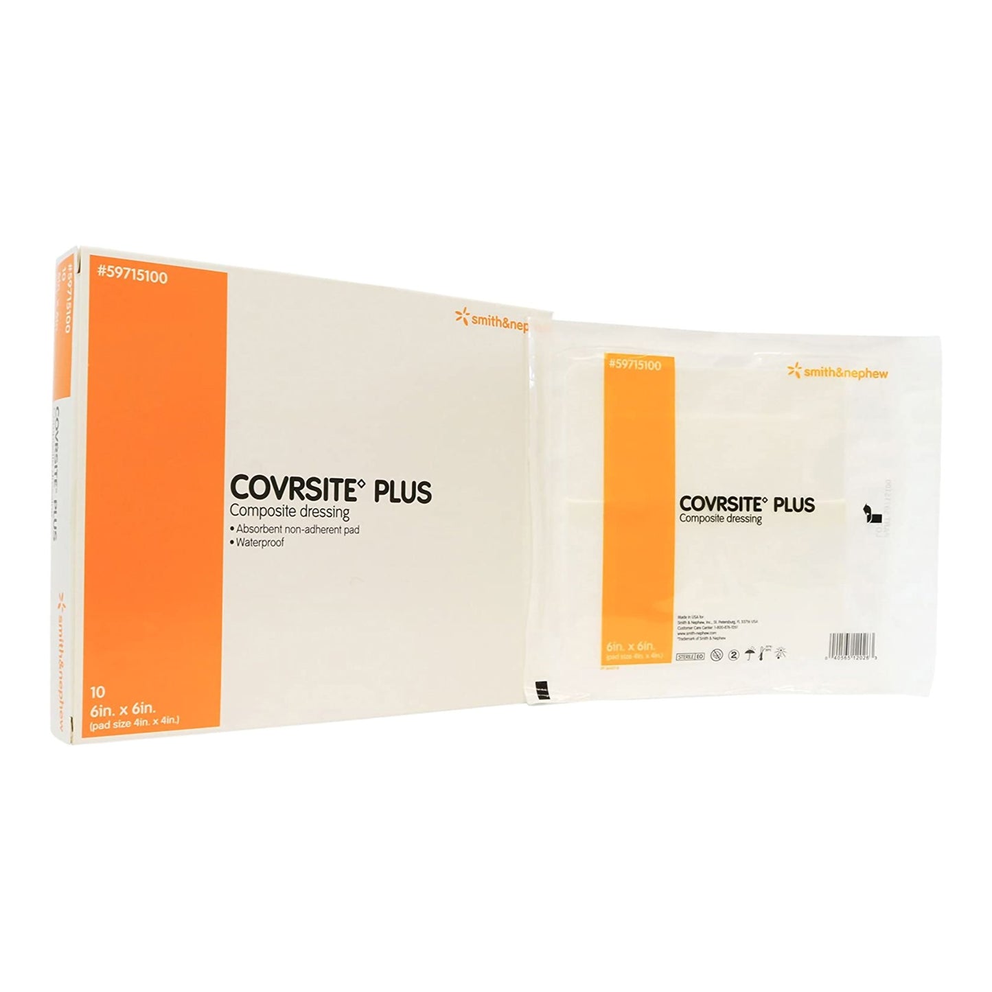 DRESSING, COVERSITE PLUS 6X6" (10/BX)