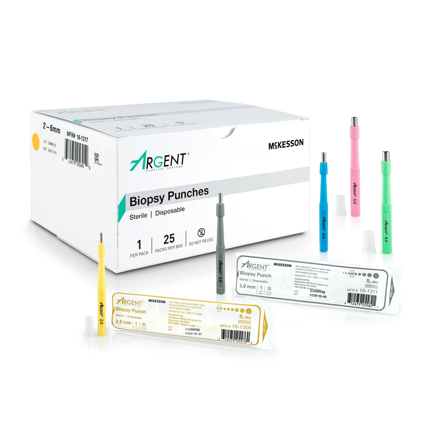 PUNCH, BIOPSY DISP STR ASSORTED SZ (25BX 4BX/CS)