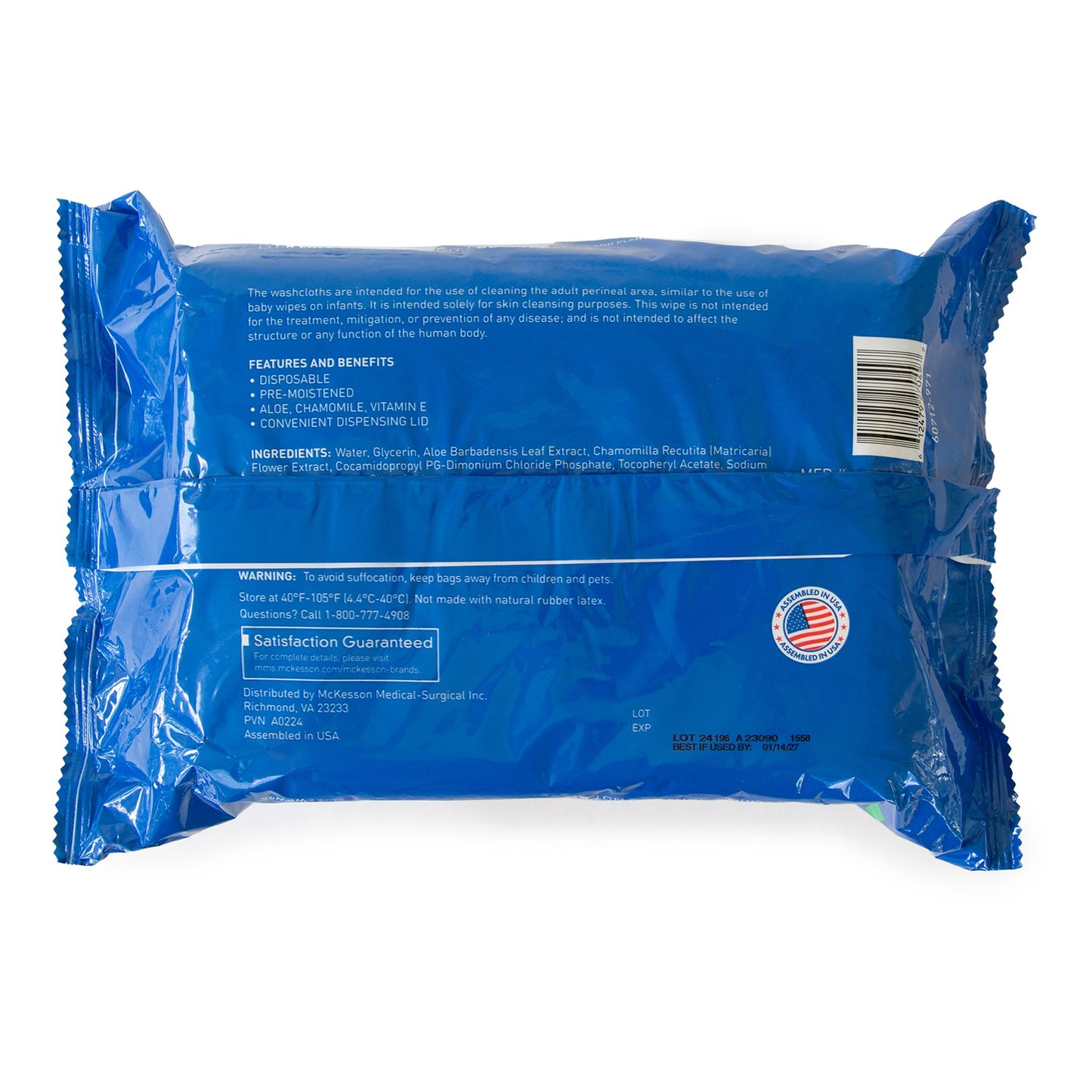WIPE, PRE-MOIST W/DSPN LID (96/PK 6PK/CS)
