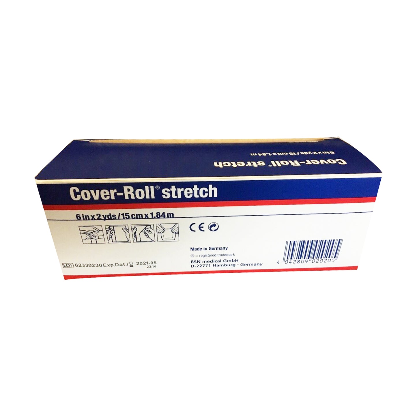 BANDAGE, COVER-ROLL STRCH 6"X2YDS (1/BX)