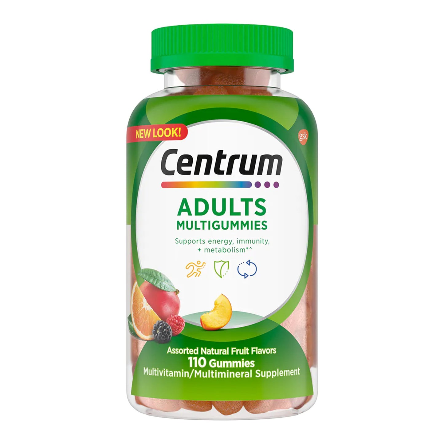CENTRUM, GUMMIES ADLT ASTD NATFRUIT FLAVORS (110/BT)