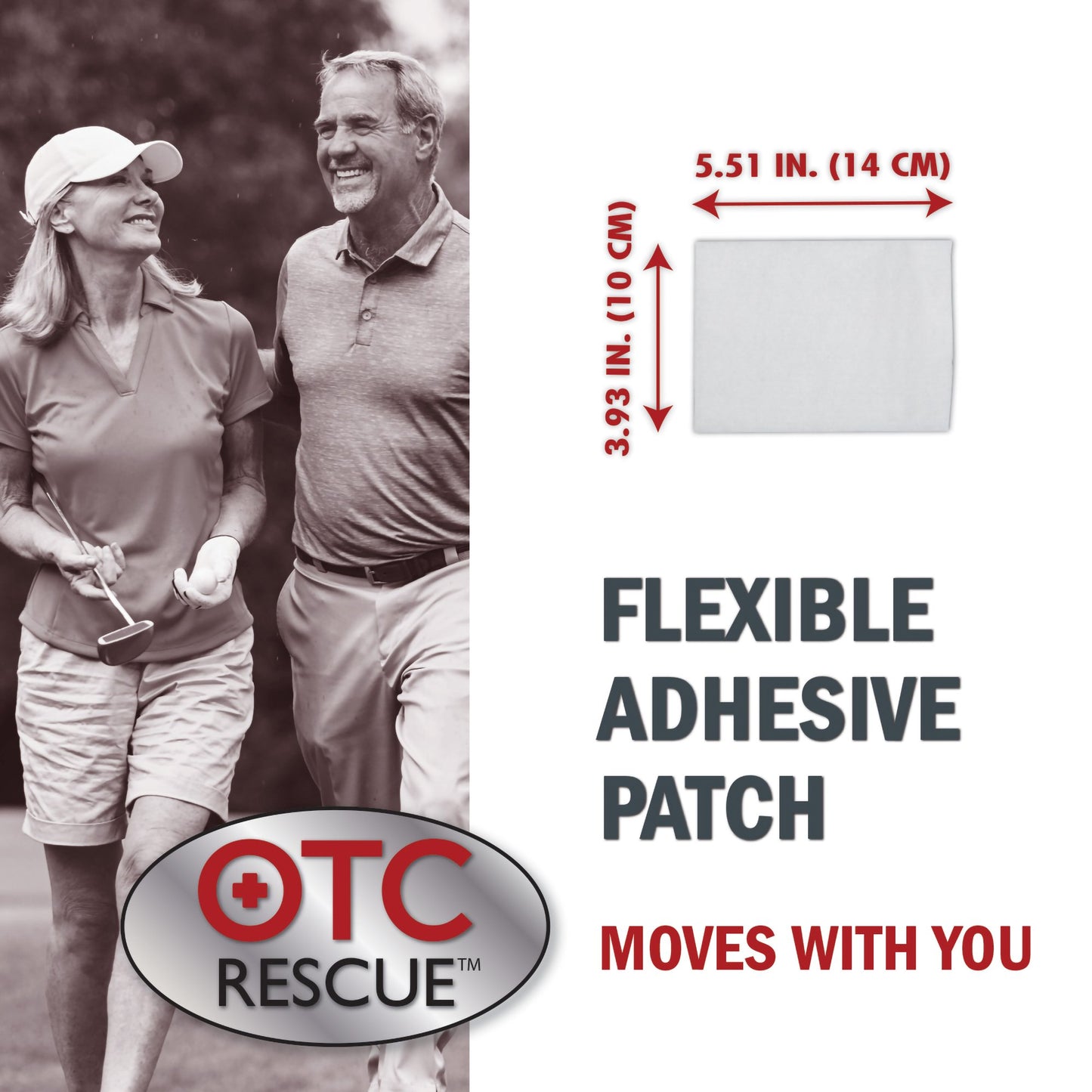 LIDOCAINE, PATCH PAIN RELIEF OTC RESCUE 30COUNT (8/CS)