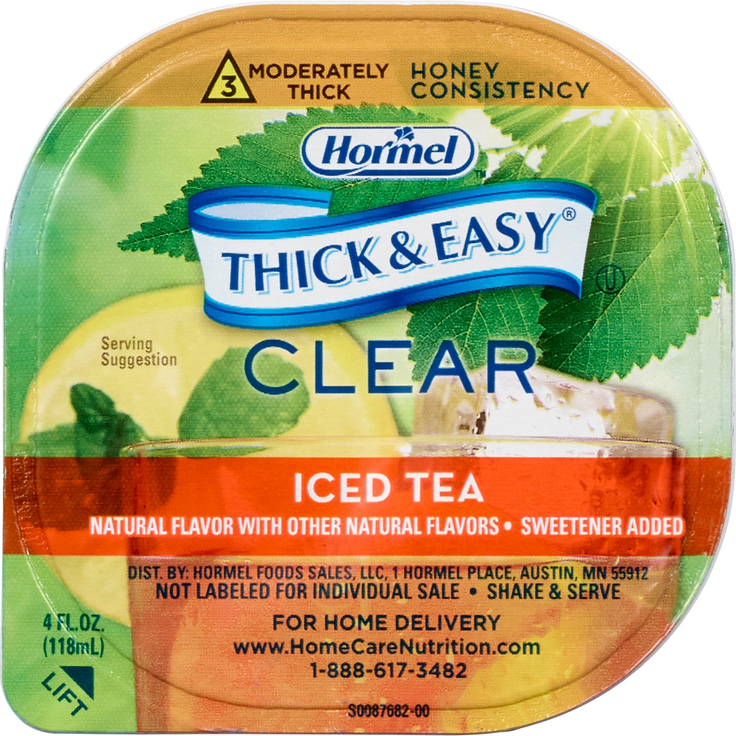 THICK & EASY, ICED TEA THICKENED HONEY 4OZ (24/CS) DMNDCR