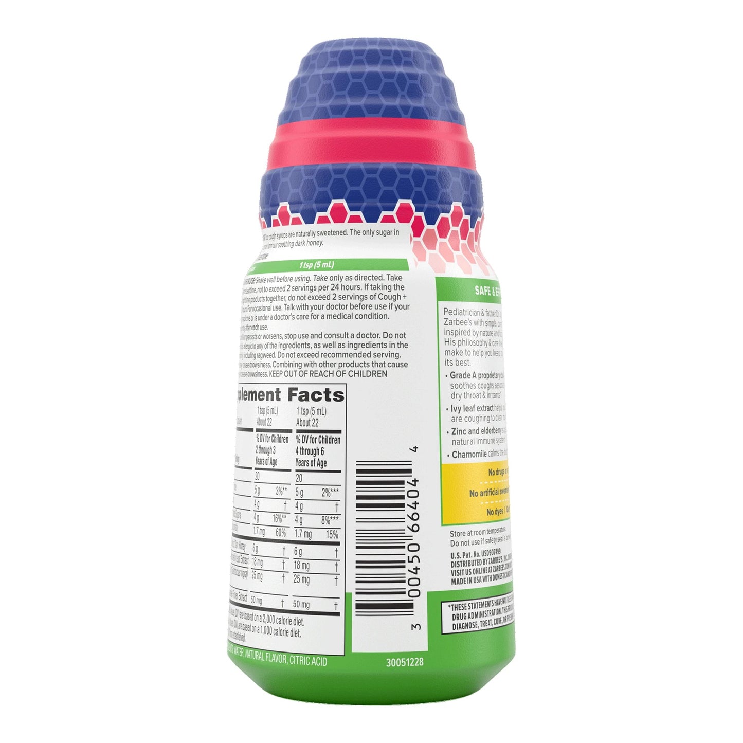 ZARBEES, SYRP CHLD COUGH+MUCUSNAT MIXED BERRY 4OZ