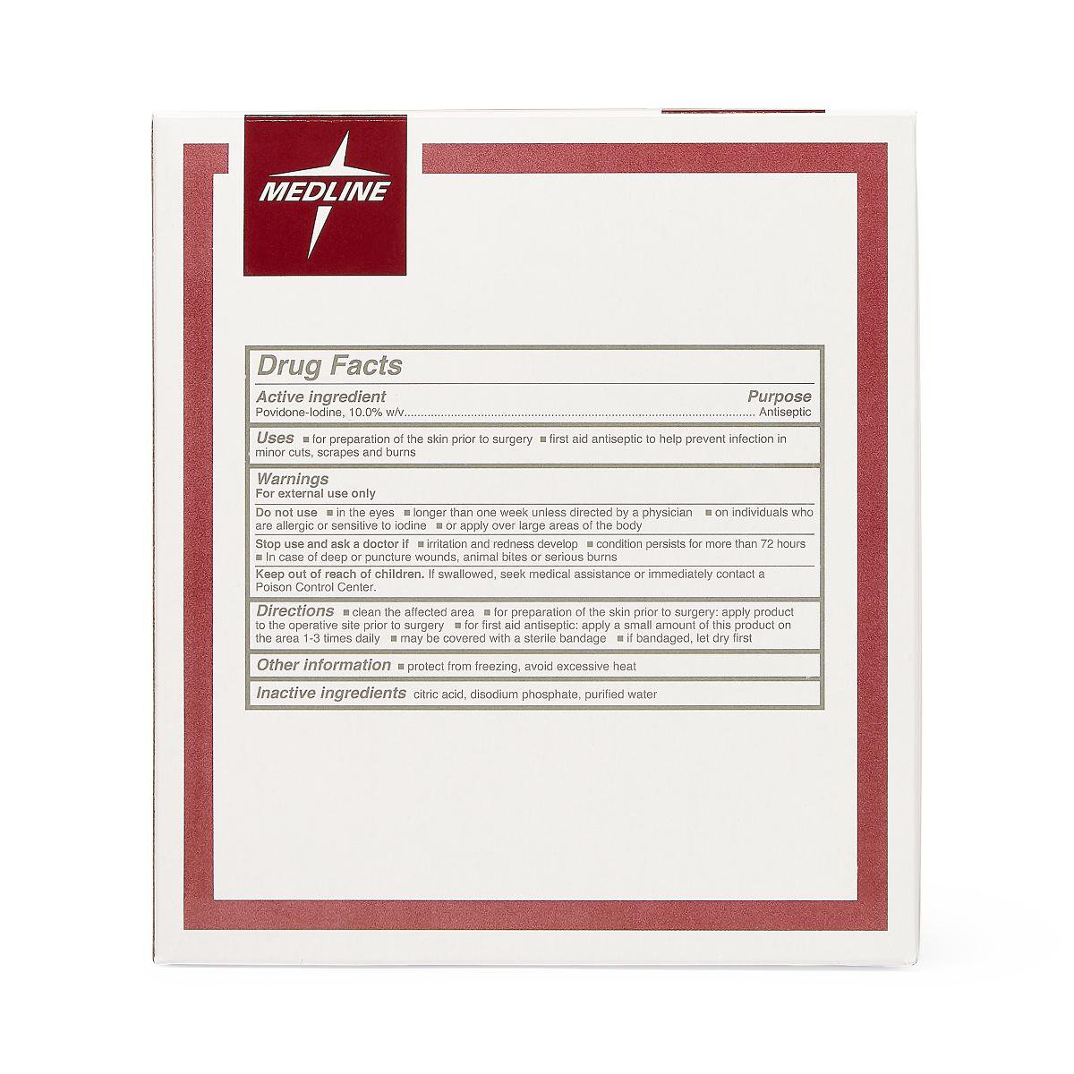 SWAB, PVP (3/PK 25PK/BX 10BX/CS)