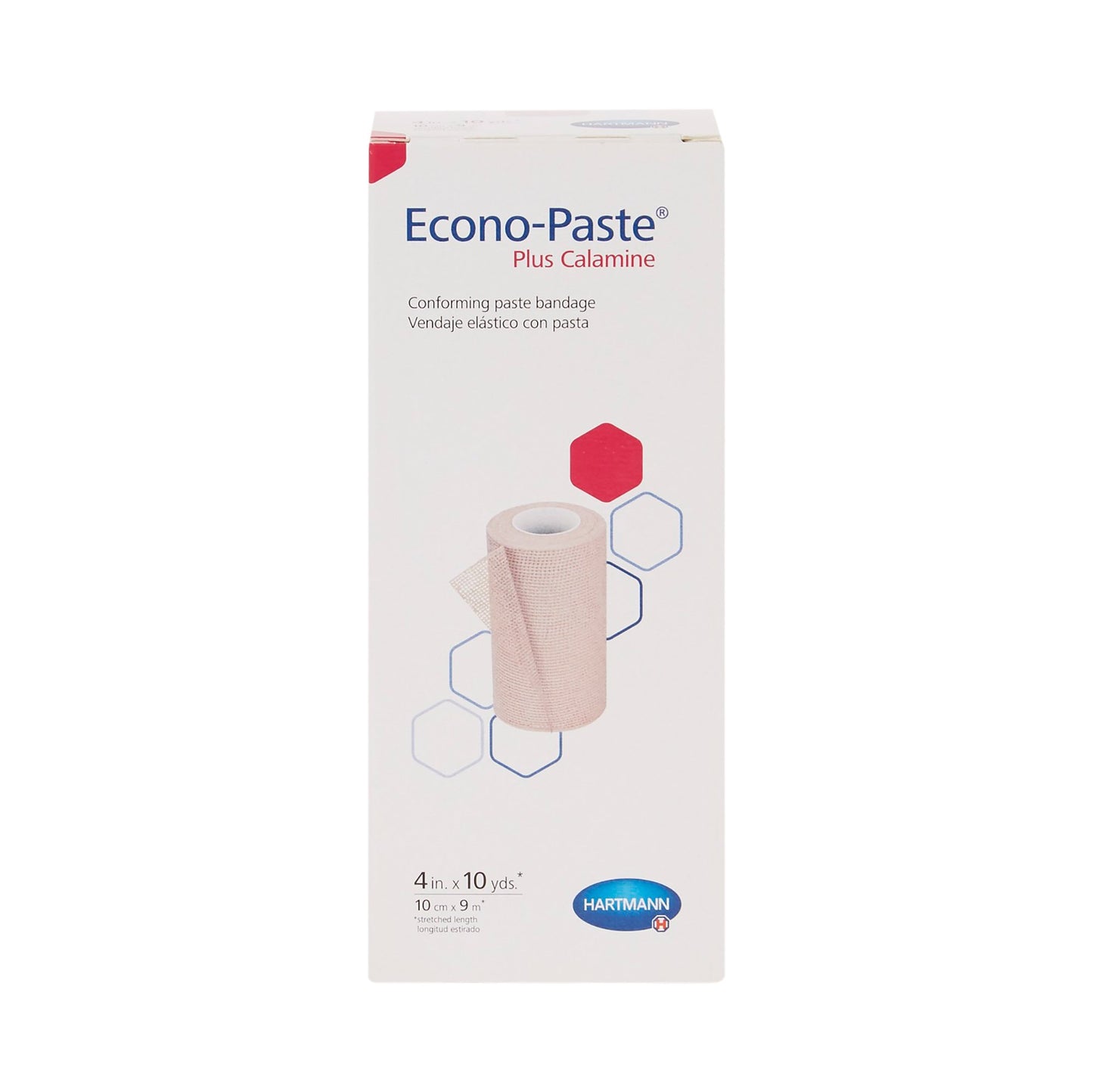 BANDAGE, ECONO-PASTE+ CALAMINE4"X10YD (1/BX 12BX/CS)