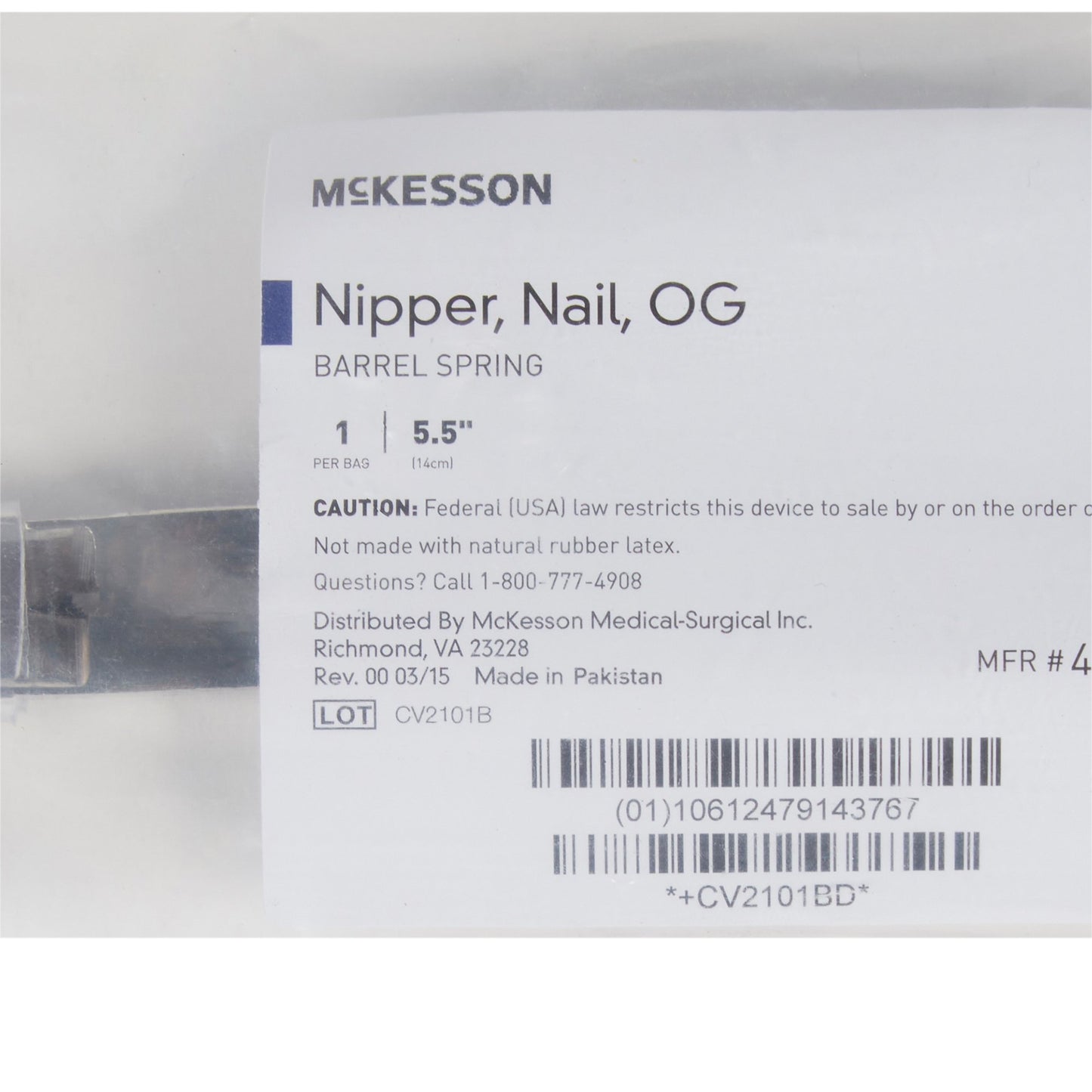 NIPPER, NAIL OG BARREL SPRNG 51/2"
