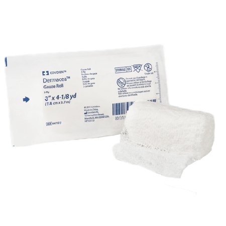 GAUZE, ROLL FLUFF DERMACEA 2PLY 3"X4YDS (96RL/CS)