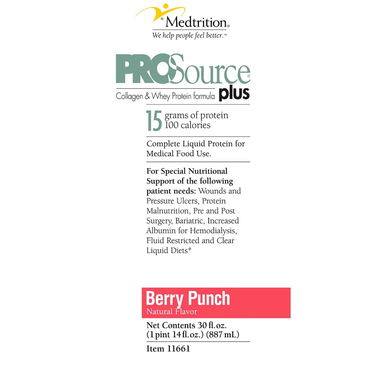 PROSOURCE PLUS, LIQ BERRY 30OZ(4/CS) EC