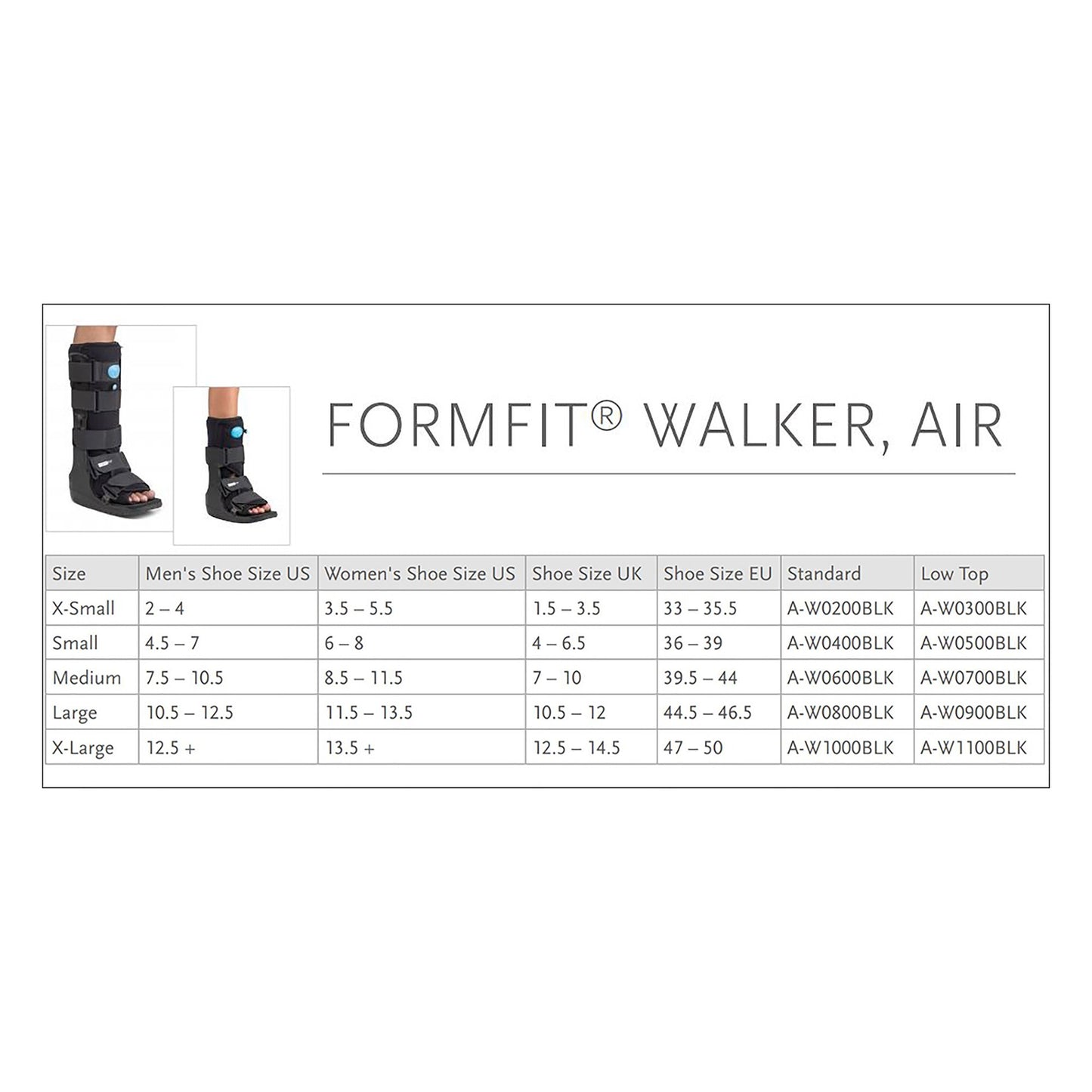 WALKER BOOT, AIR EQUALIZER TALL BLK SM