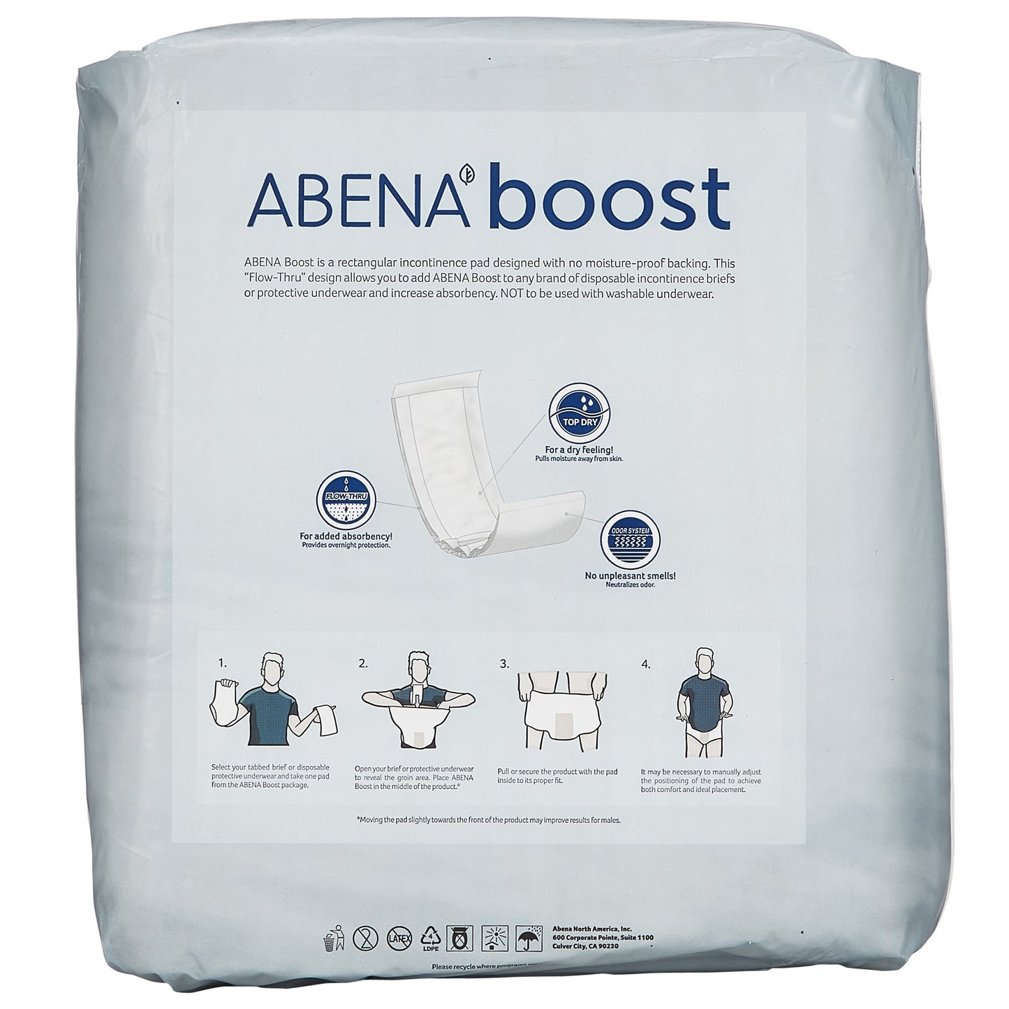 PAD, INCONT ABRI-LET ABSRB ANATOMIC BOOST XLG (20/BG 6BG/CS)