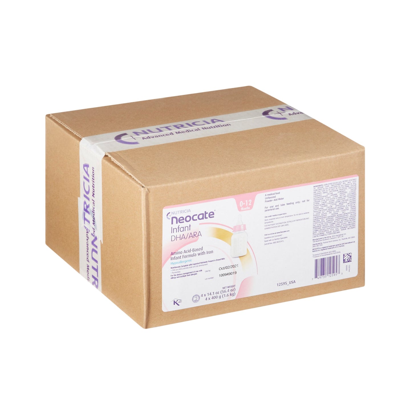 FORMULA, INF NEOCATE NUTRICIA DHA/ARA CAN PDR 14.1OZ