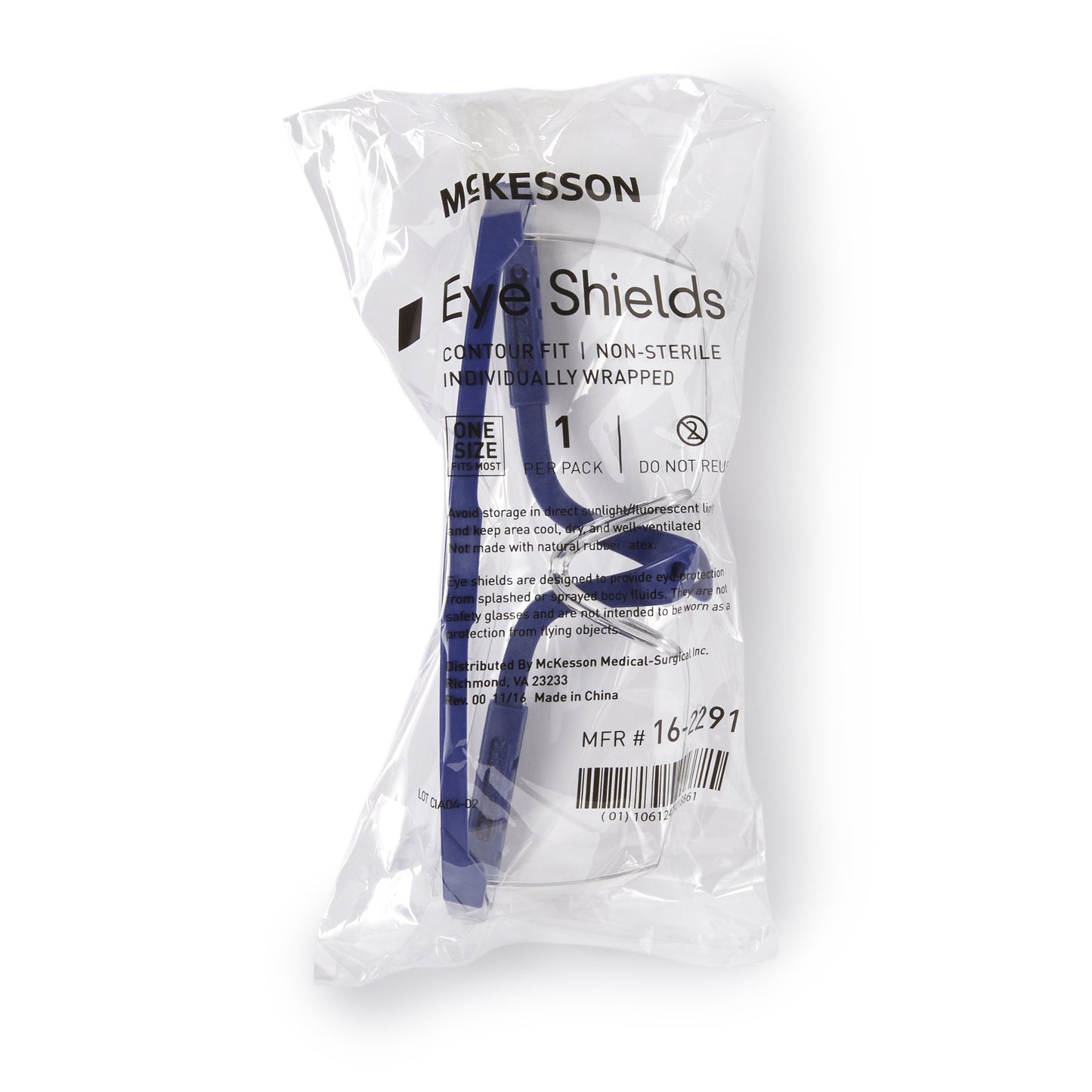 SHIELD, EYE PLAS GLASSES NS (25/BX 4BX/CS)
