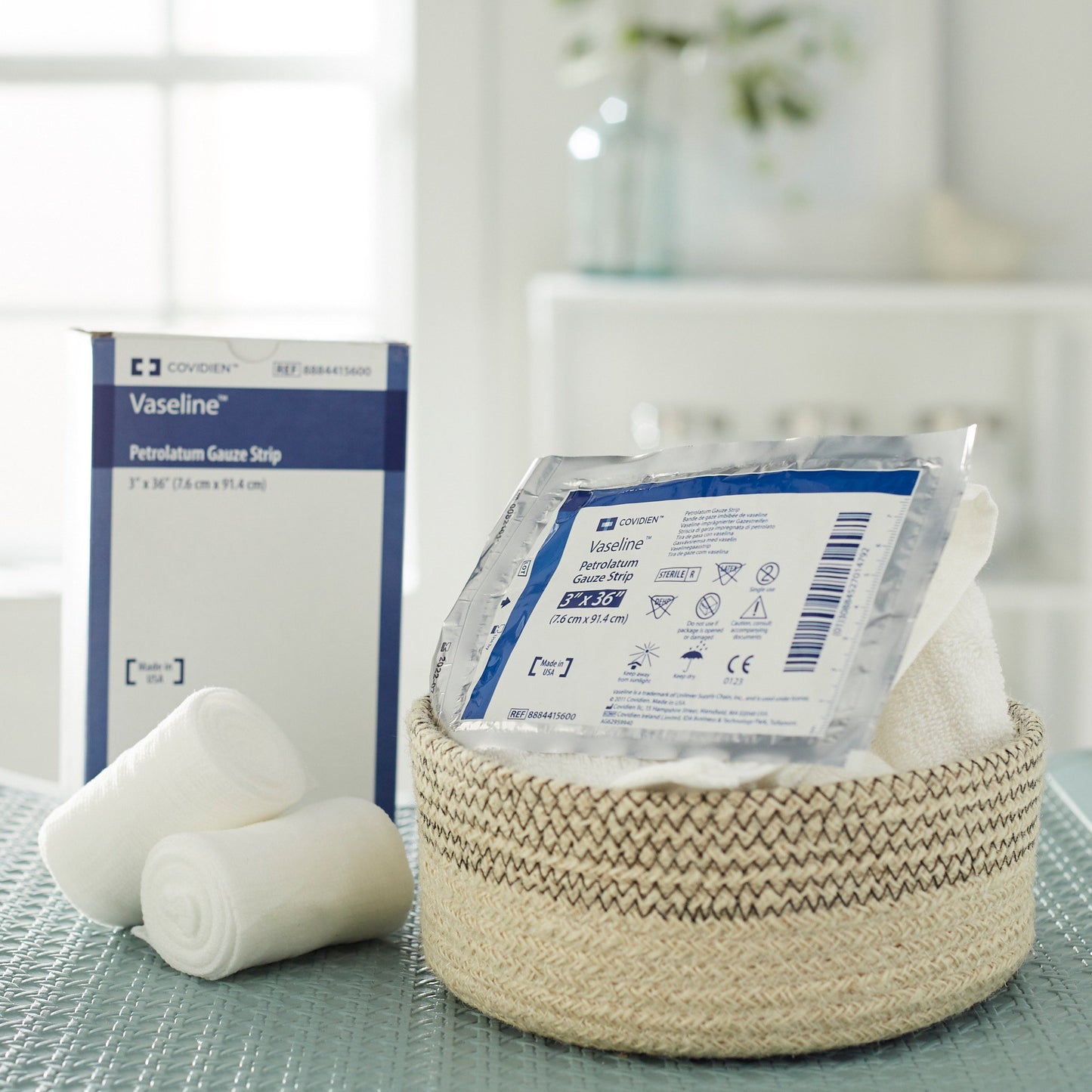 DRESSING, VASELINE FOIL PK STR3"X36" KENDAL