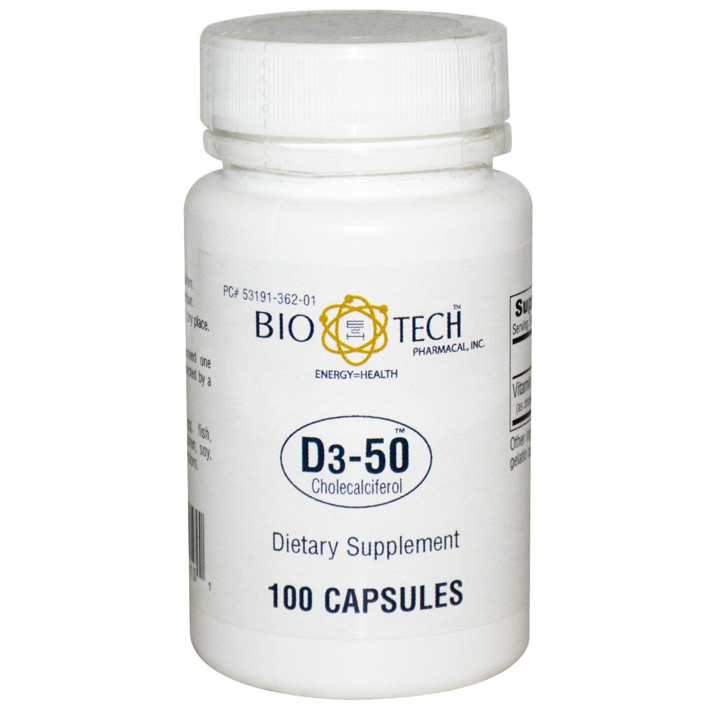 VIT D-350, CAP 50MIU (100/BT)