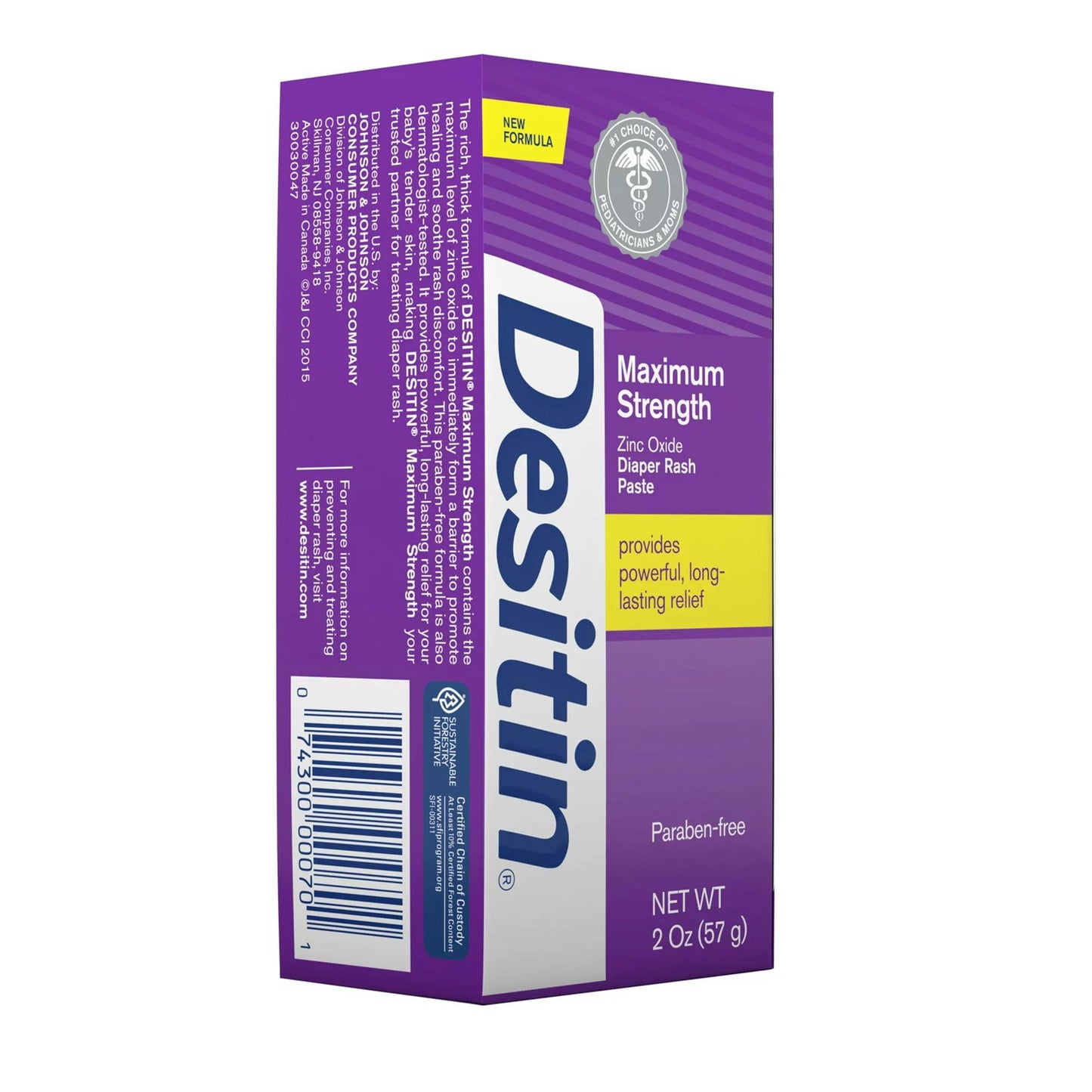 DESITIN PASTE, ZINC MAX/STR 2 OZ