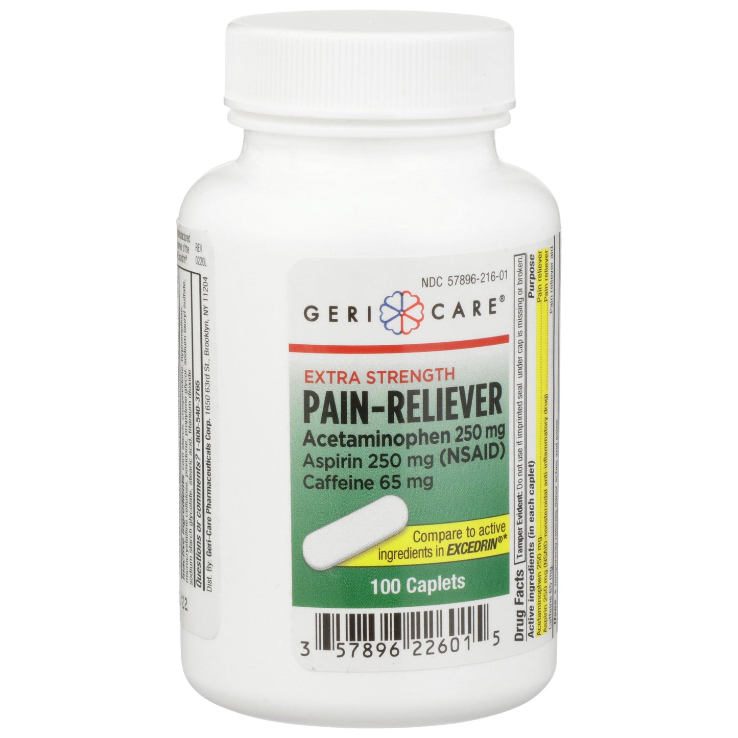PAIN RELIEF XS, EXCEDRIN TAB (100/BT 12BT/CS)