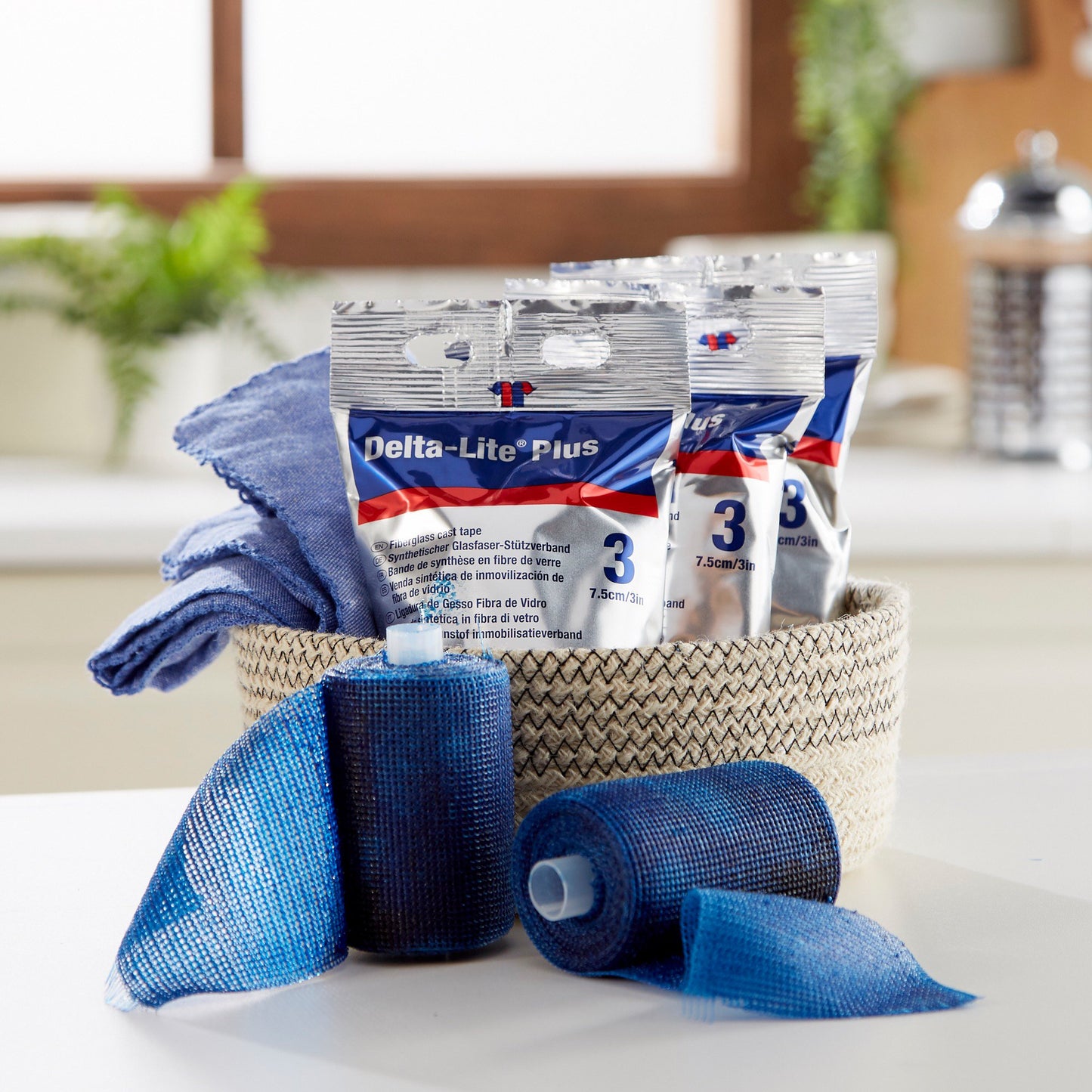 TAPE, CAST DELTA-LITE+ 3"X4YDSDEEP BLU (10/BX)