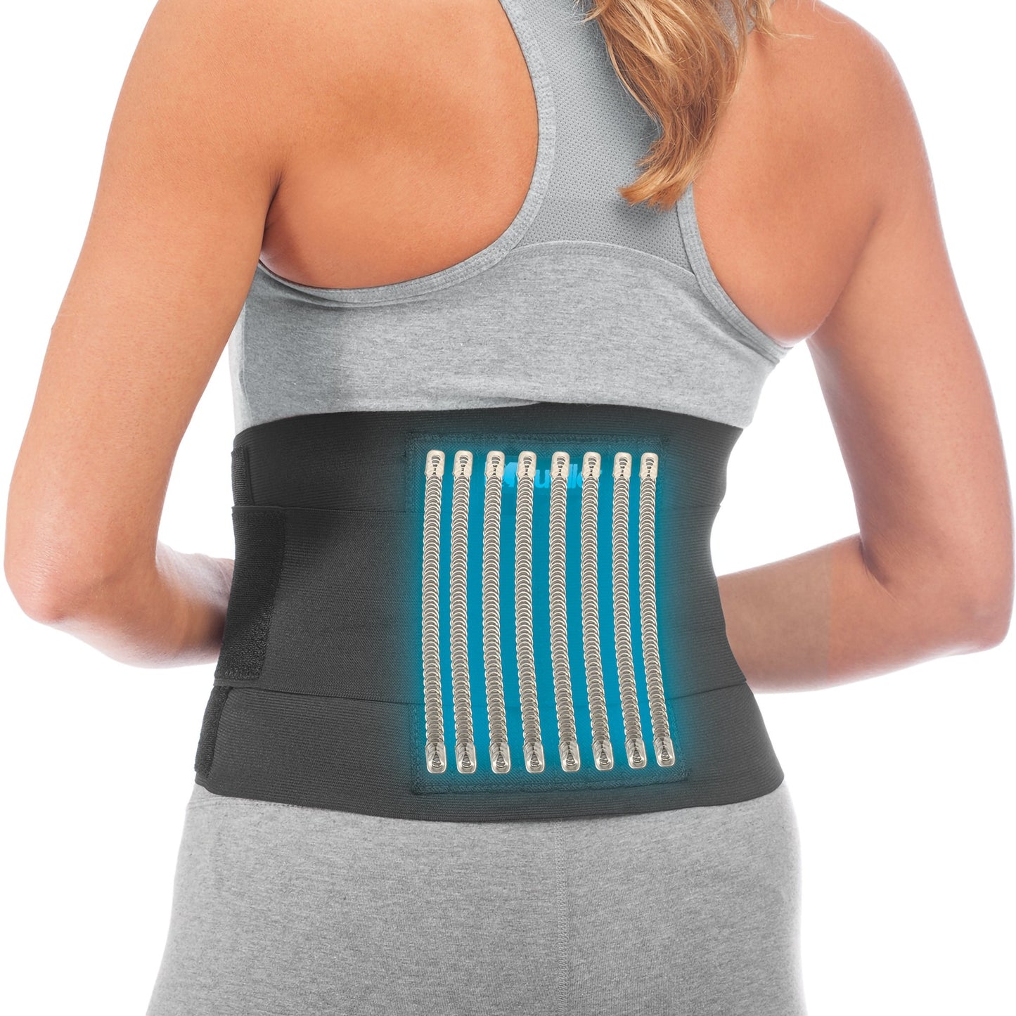 BACK BRACE, ADJ BLK