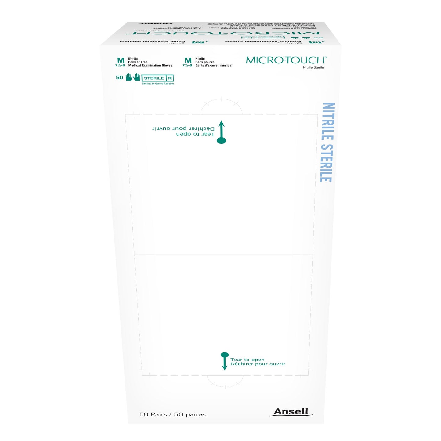 GLOVE, EXAM NTRL MED STR2 EXTCF CHEMO (50PR/BX 4BX/CS)