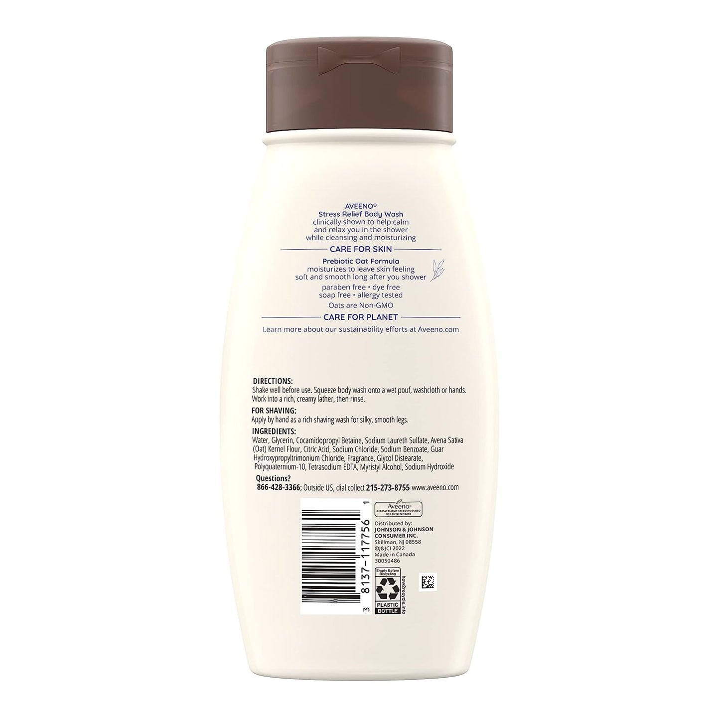 AVEENO, BODY WASH STRESS RELIEF LAV 18OZ