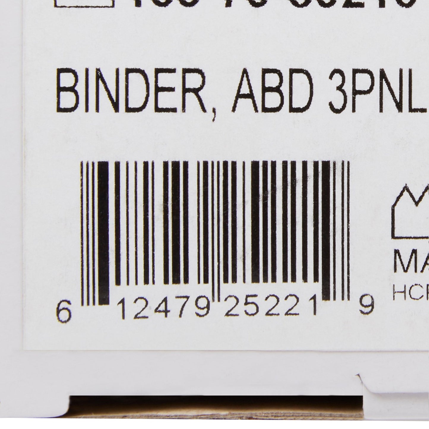 ABDOMINAL BINDER, 3PNL UNSX 9"62-74"