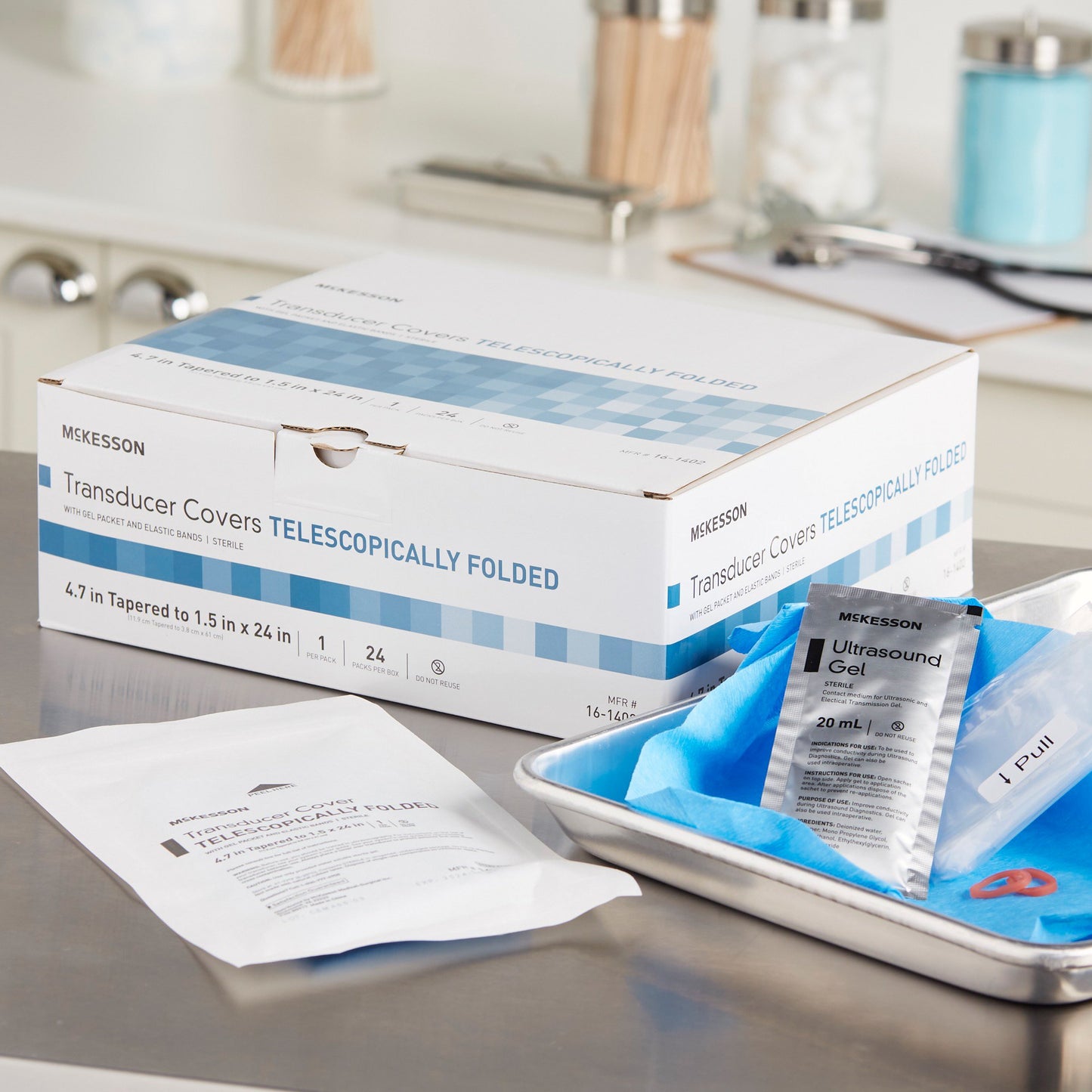 COVER, TRANSDUCER LF STR 1.5"X24" (24/BX 10BX/CS)