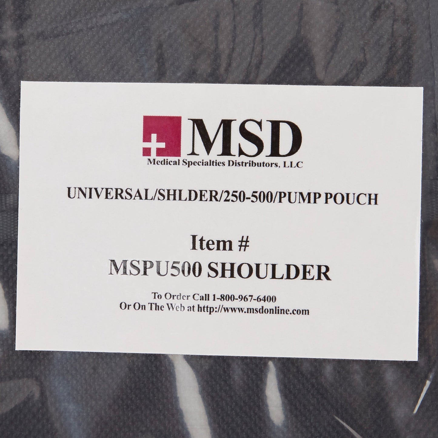 POUCH, PUMP UNIV SHOULDER 250-500ML