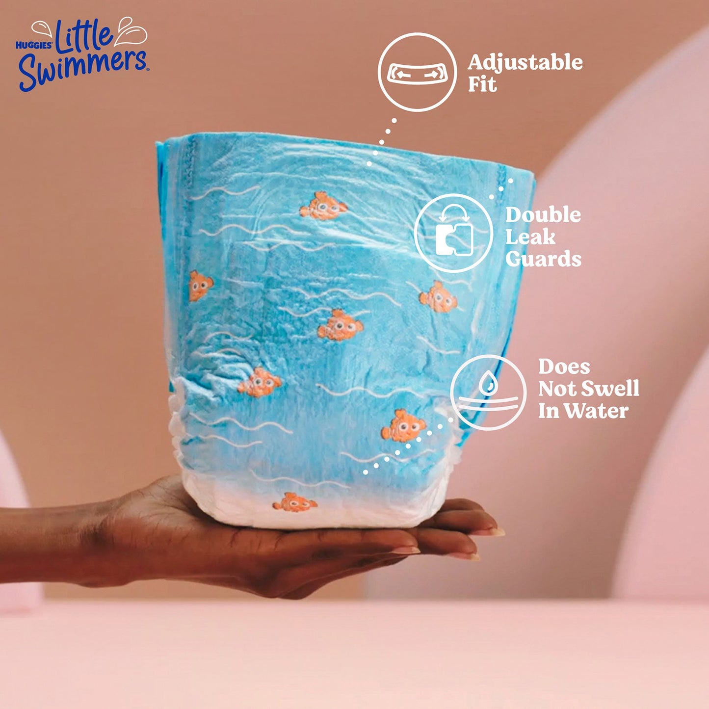 PANTS, SWIM HUGGIES SM (12/PK 8PK/CS) KIMCLK