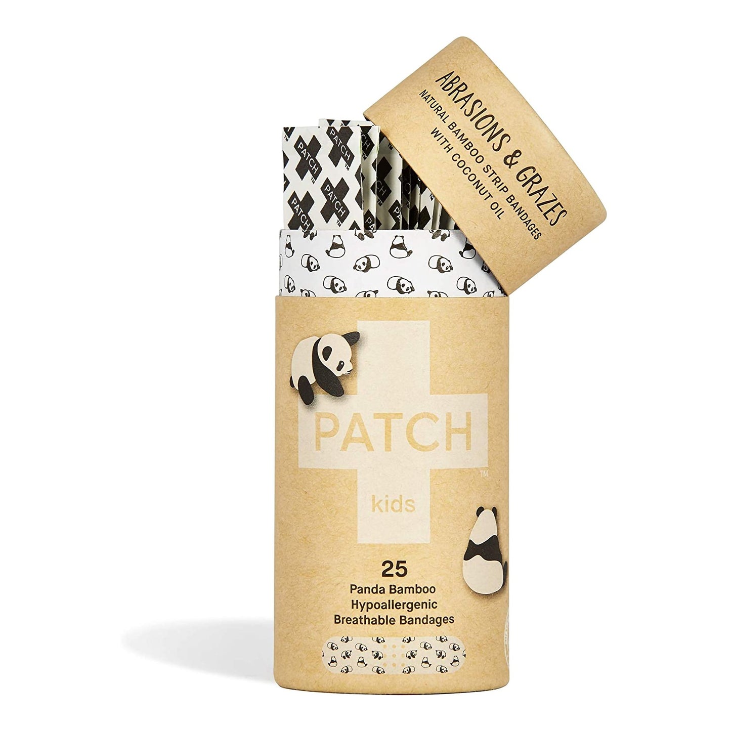 BANDAGE, ADH STRIP PATCH COCONUT OIL BAMBOO (25/CT)